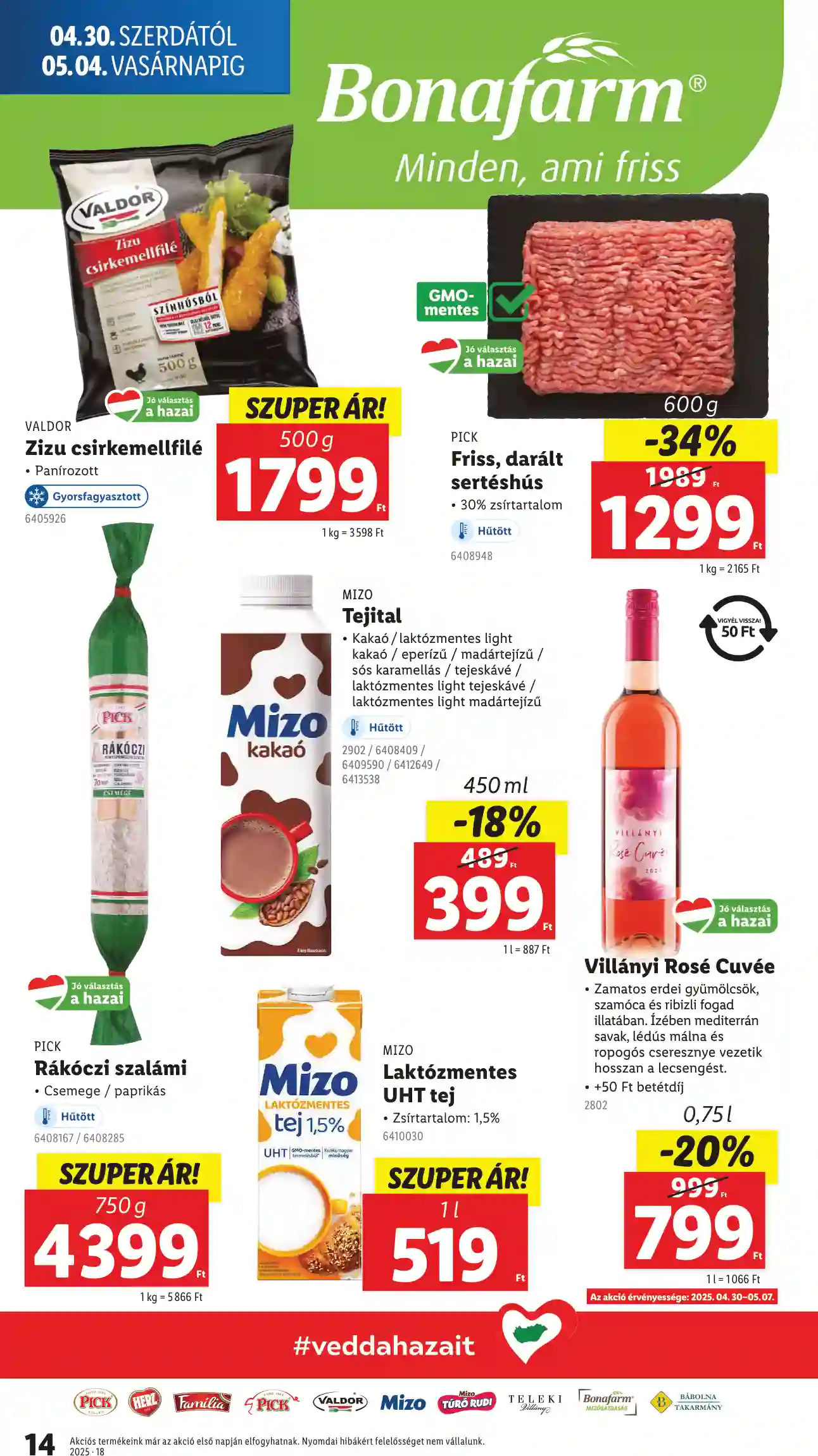 LIDL AKCIÓS ÚJSÁG 18. HÉT (ÉRVÉNYES 04.30-TÓL) (6 oldal)