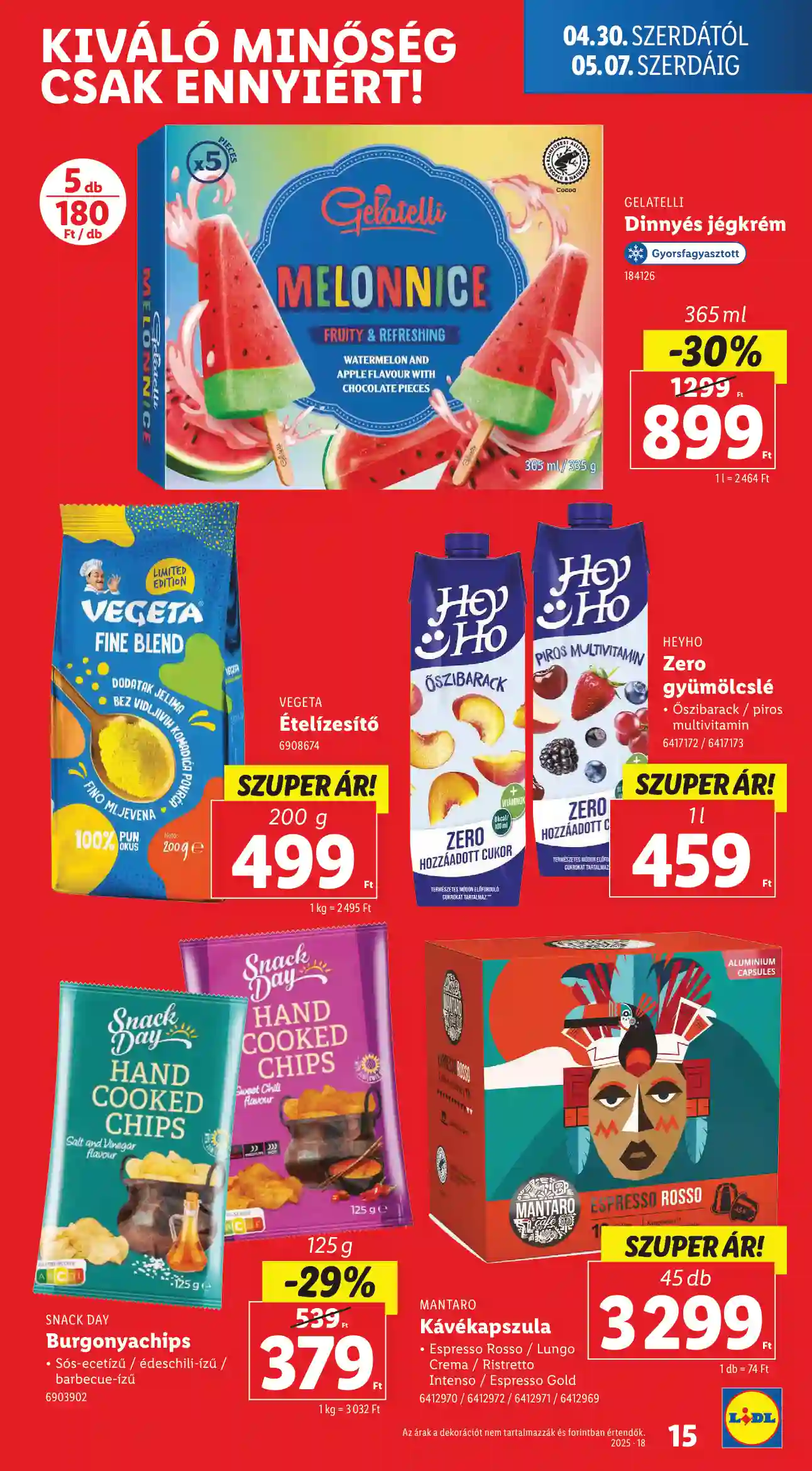 LIDL AKCIÓS ÚJSÁG 18. HÉT (ÉRVÉNYES 04.30-TÓL) (7 oldal)