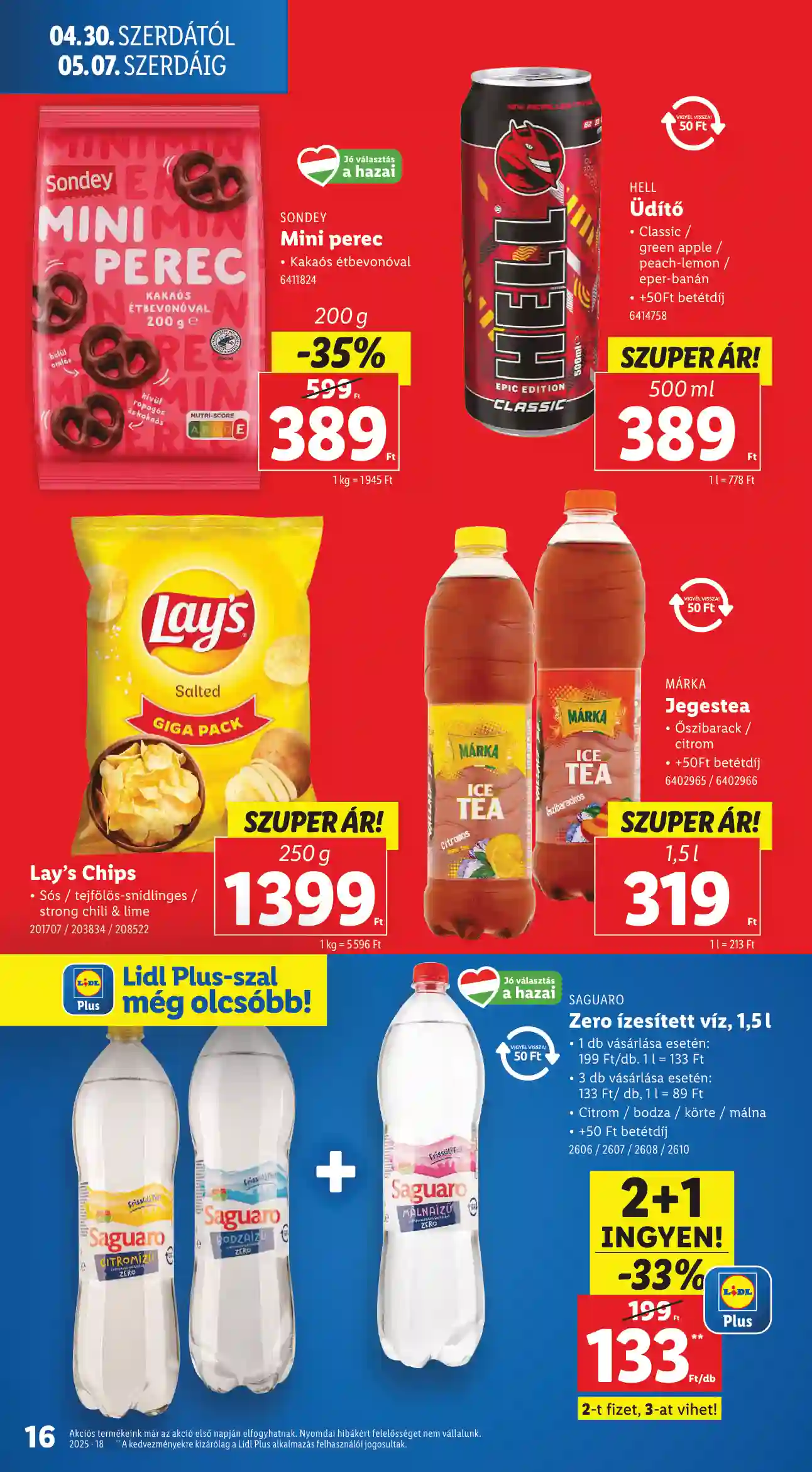 LIDL AKCIÓS ÚJSÁG 18. HÉT (ÉRVÉNYES 04.30-TÓL) (8 oldal)