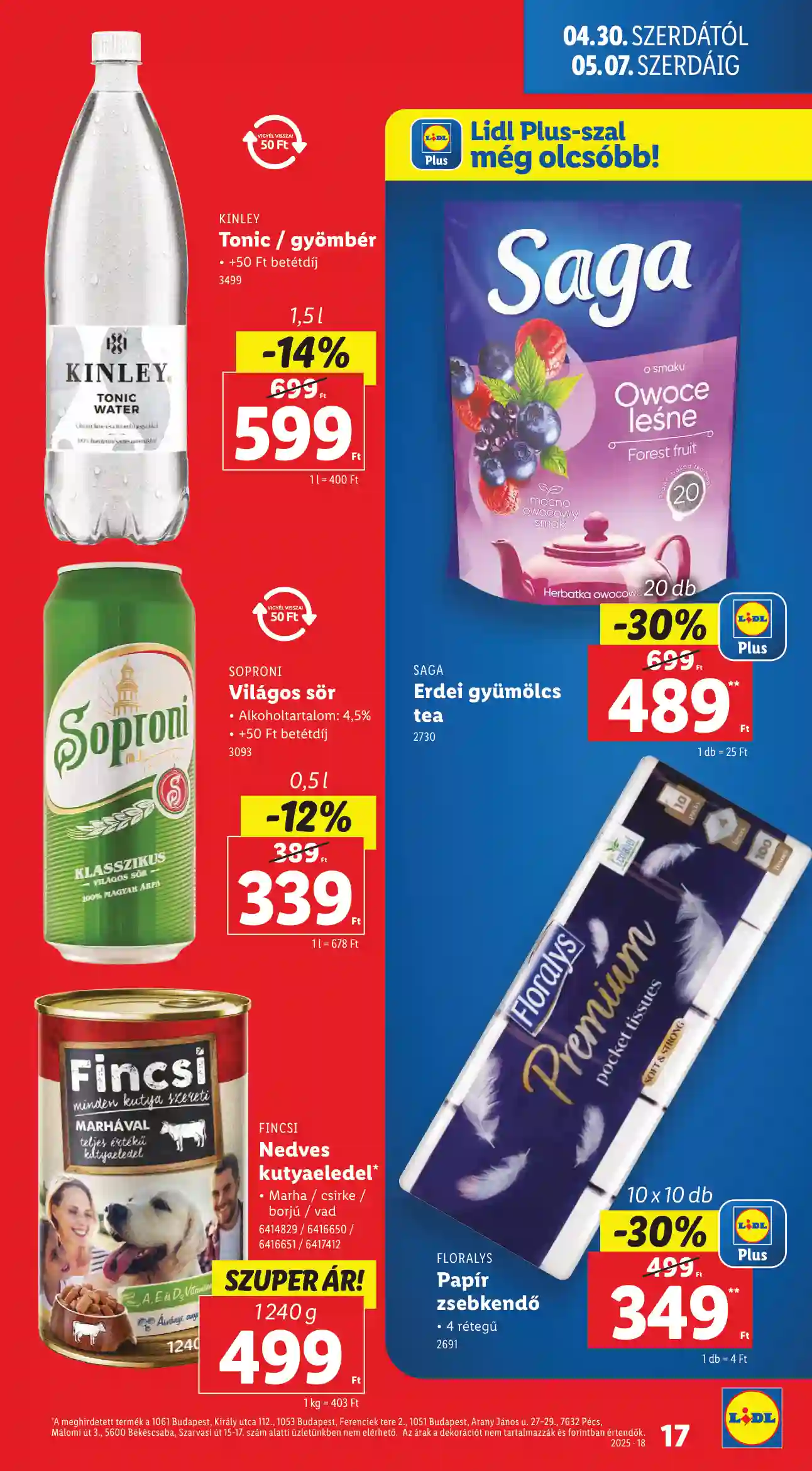 LIDL AKCIÓS ÚJSÁG 18. HÉT (ÉRVÉNYES 04.30-TÓL) (9 oldal)