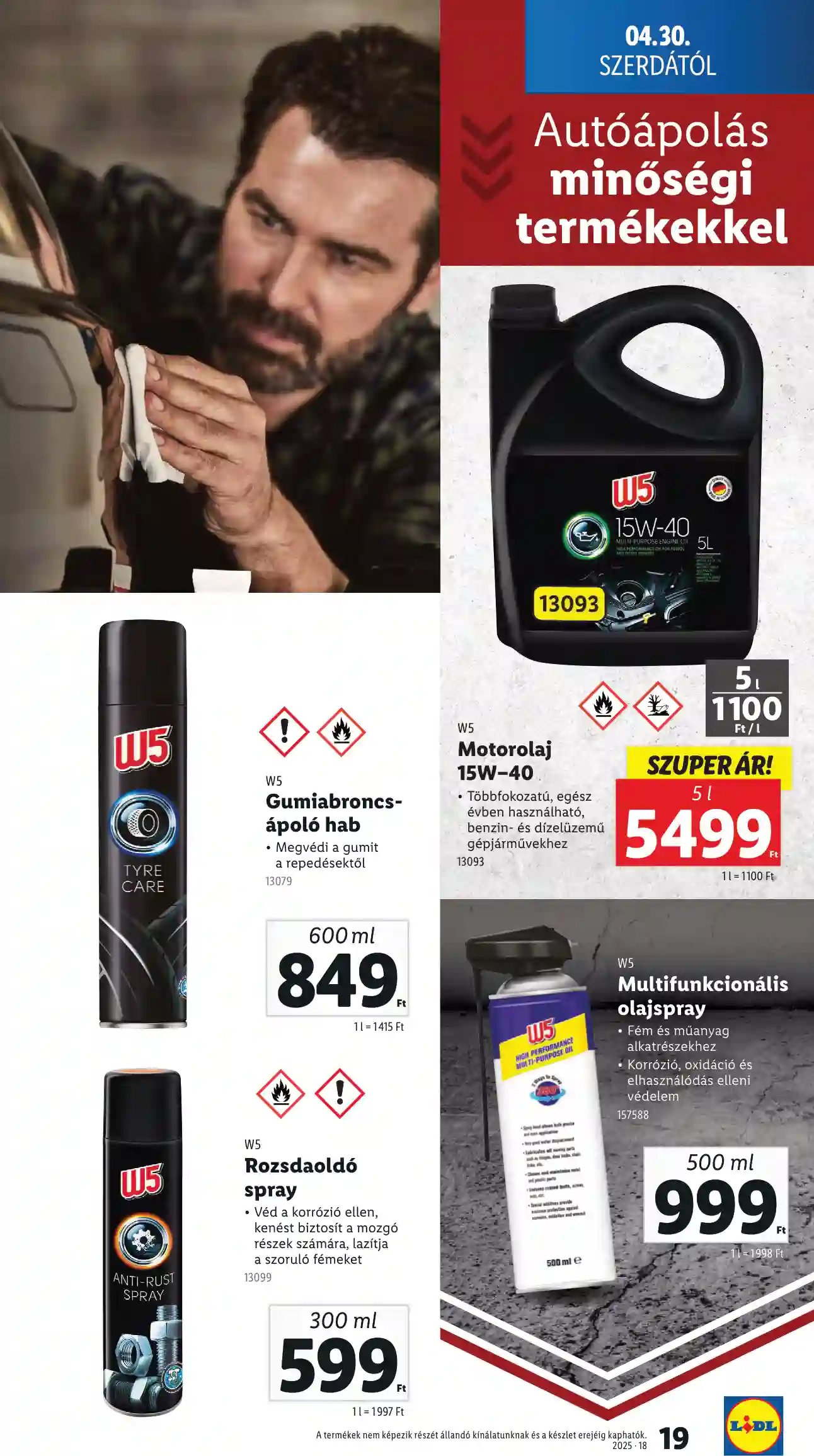LIDL AKCIÓS ÚJSÁG 18. HÉT (ÉRVÉNYES 04.30-TÓL) (11 oldal)