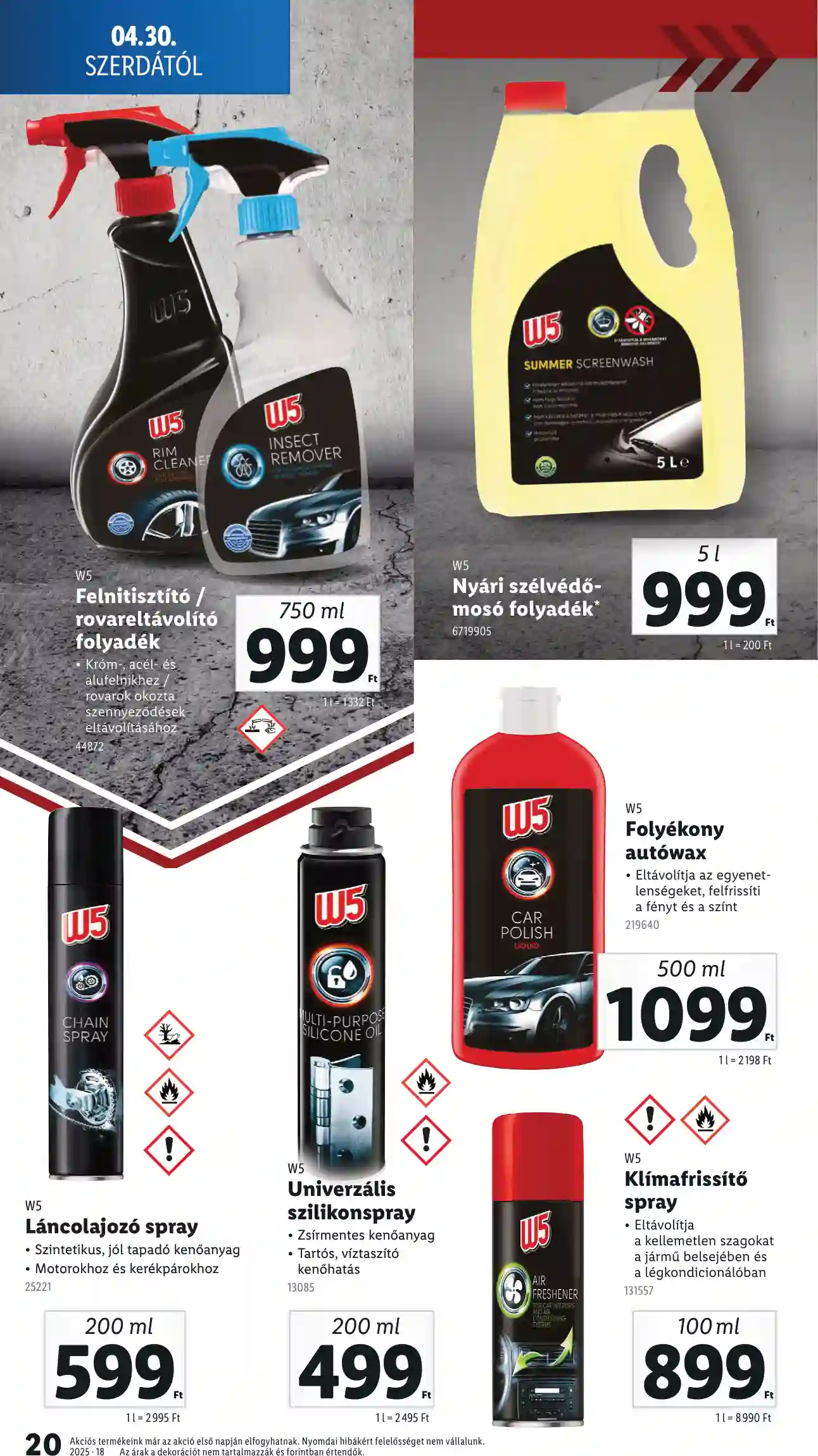LIDL AKCIÓS ÚJSÁG 18. HÉT (ÉRVÉNYES 04.30-TÓL) (12 oldal)