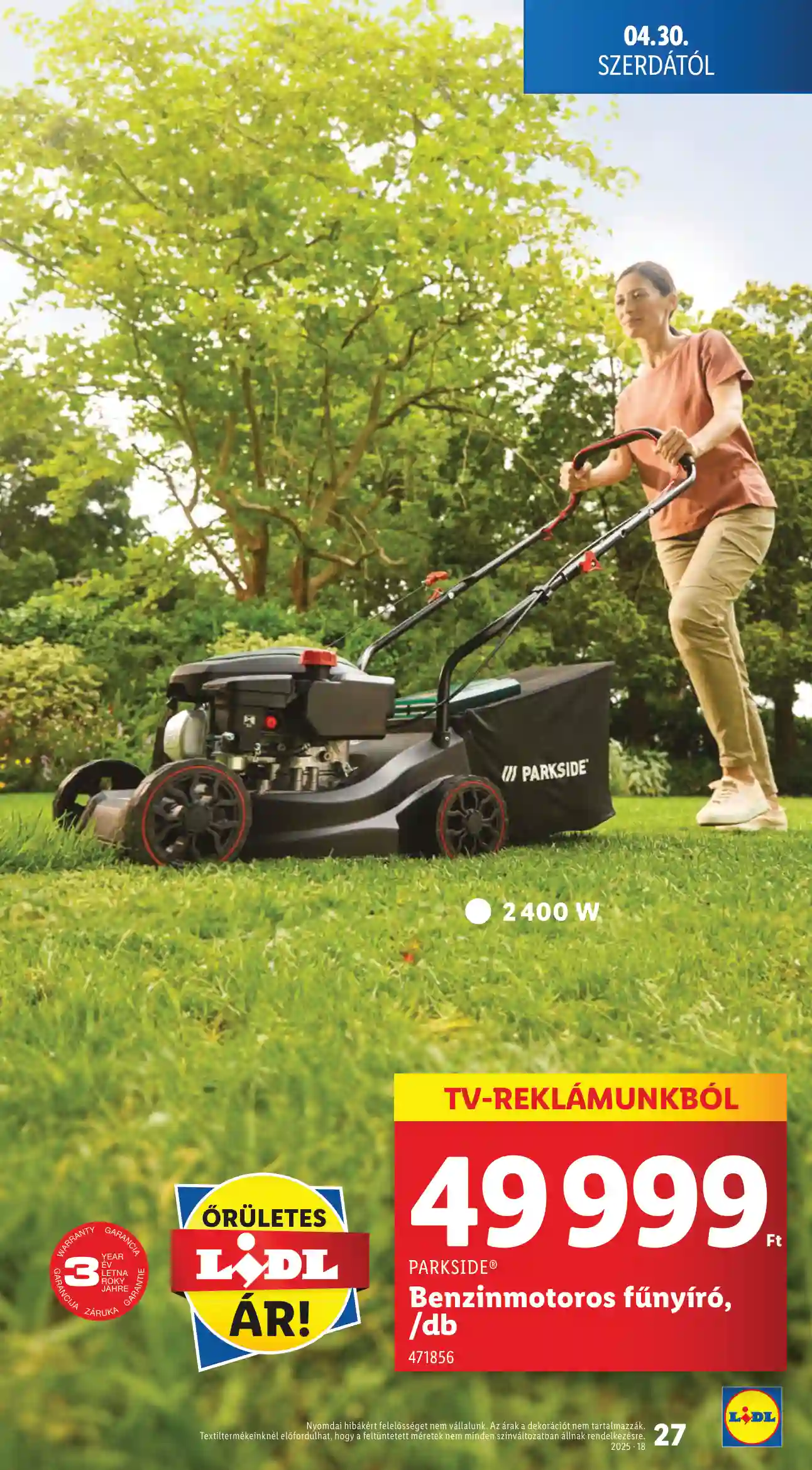 LIDL AKCIÓS ÚJSÁG 18. HÉT (ÉRVÉNYES 04.30-TÓL) (20 oldal)