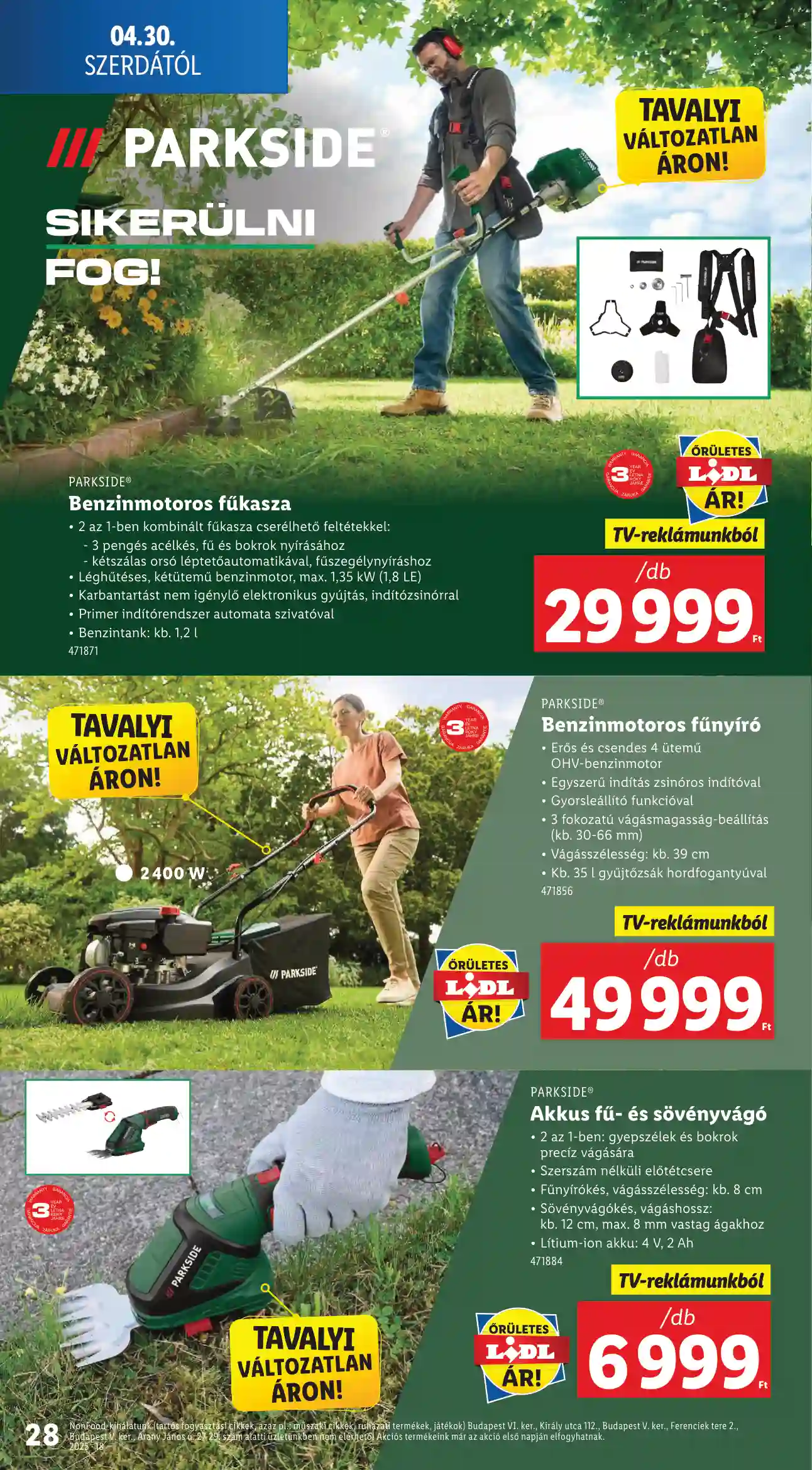 LIDL AKCIÓS ÚJSÁG 18. HÉT (ÉRVÉNYES 04.30-TÓL) (21 oldal)