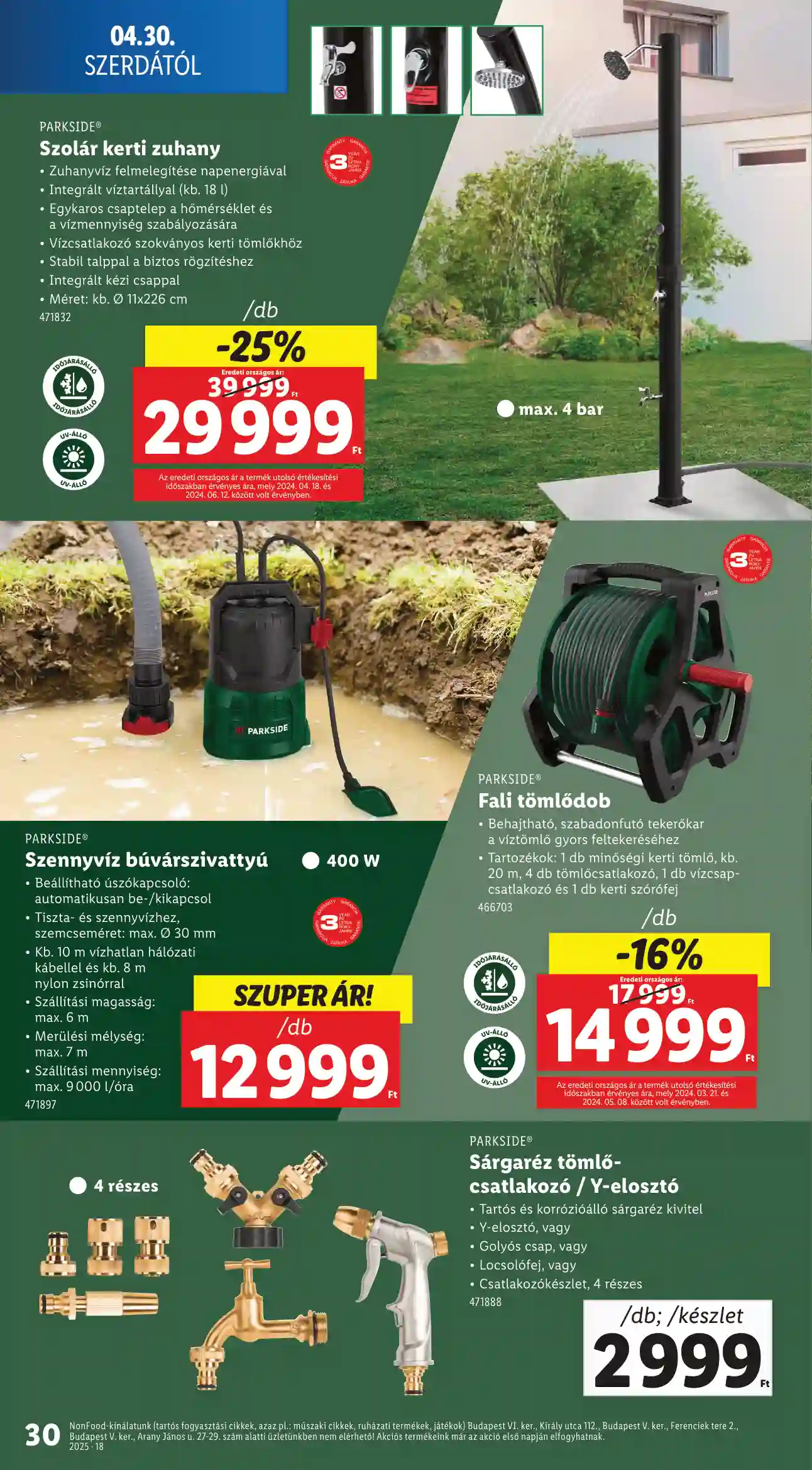LIDL AKCIÓS ÚJSÁG 18. HÉT (ÉRVÉNYES 04.30-TÓL) (23 oldal)