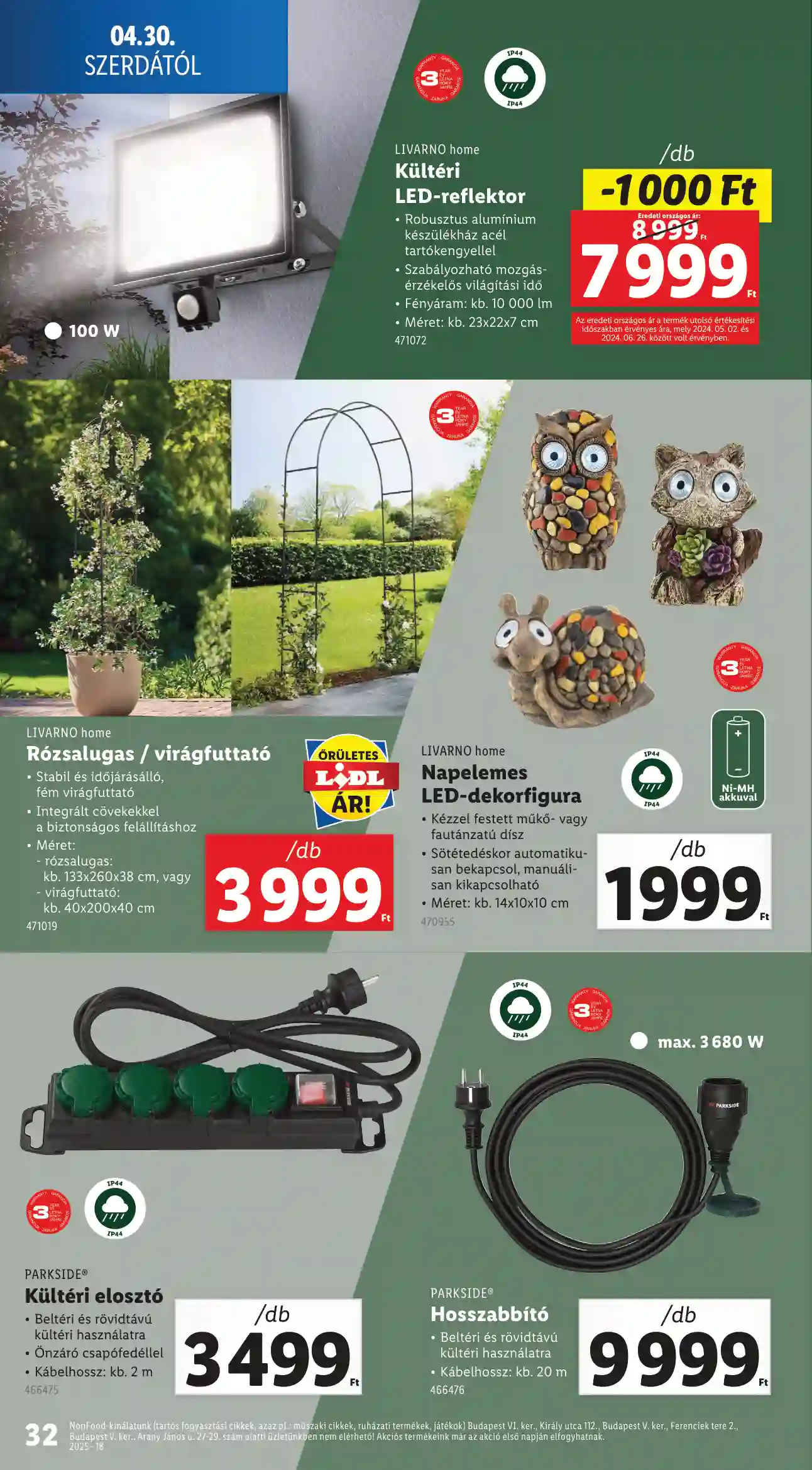LIDL AKCIÓS ÚJSÁG 18. HÉT (ÉRVÉNYES 04.30-TÓL) (26 oldal)