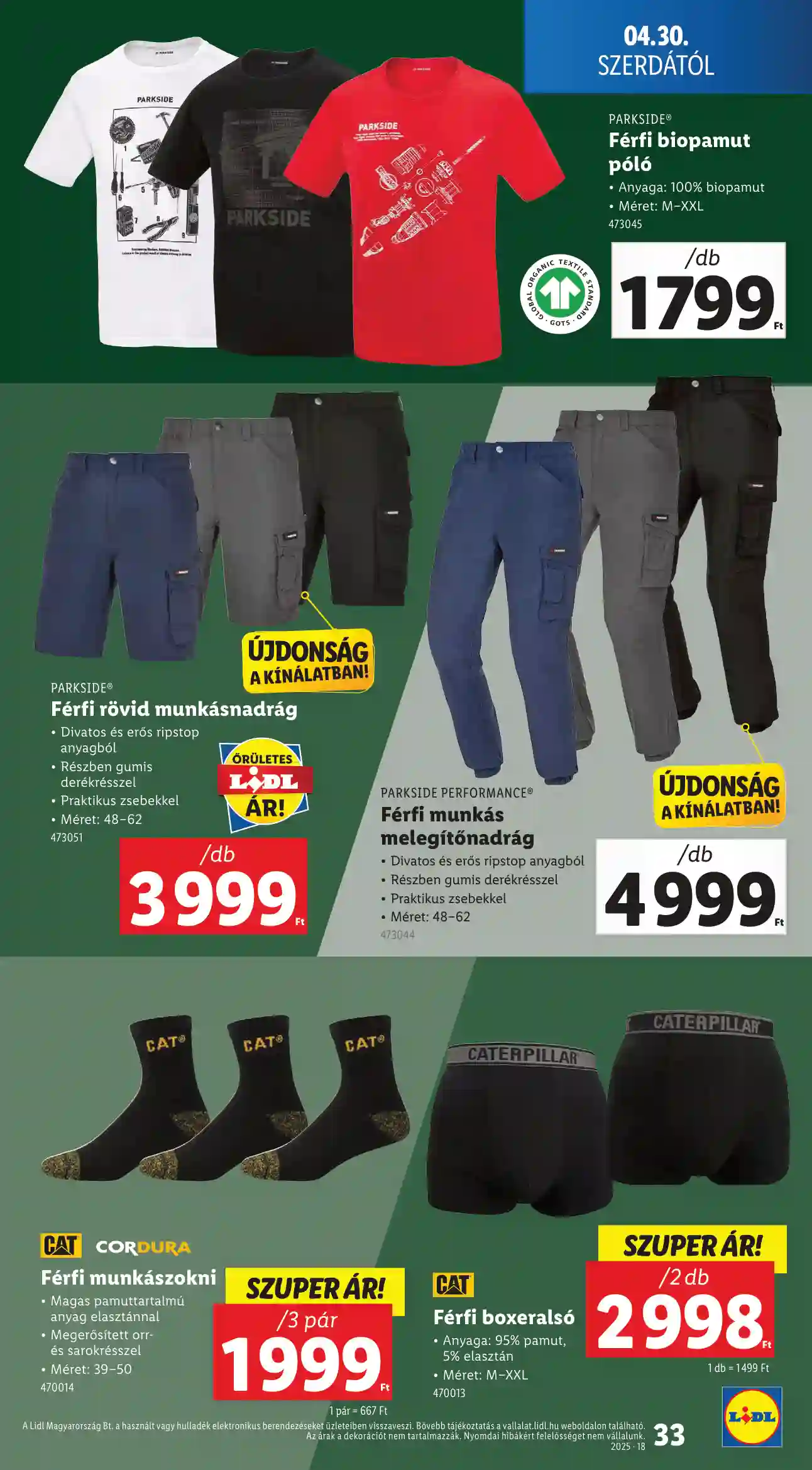 LIDL AKCIÓS ÚJSÁG 18. HÉT (ÉRVÉNYES 04.30-TÓL) (27 oldal)