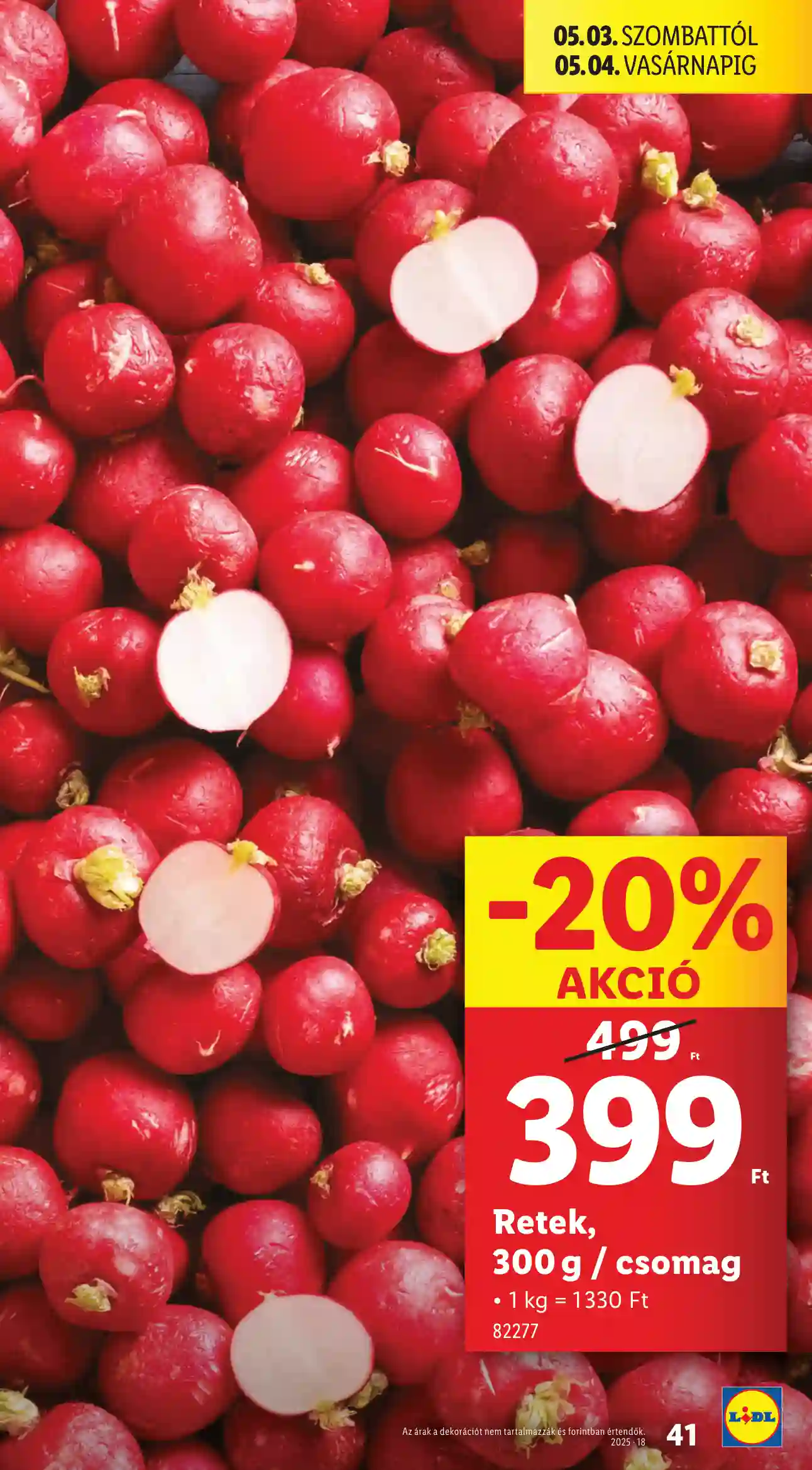 LIDL AKCIÓS ÚJSÁG 18. HÉT (ÉRVÉNYES 04.30-TÓL) (36 oldal)