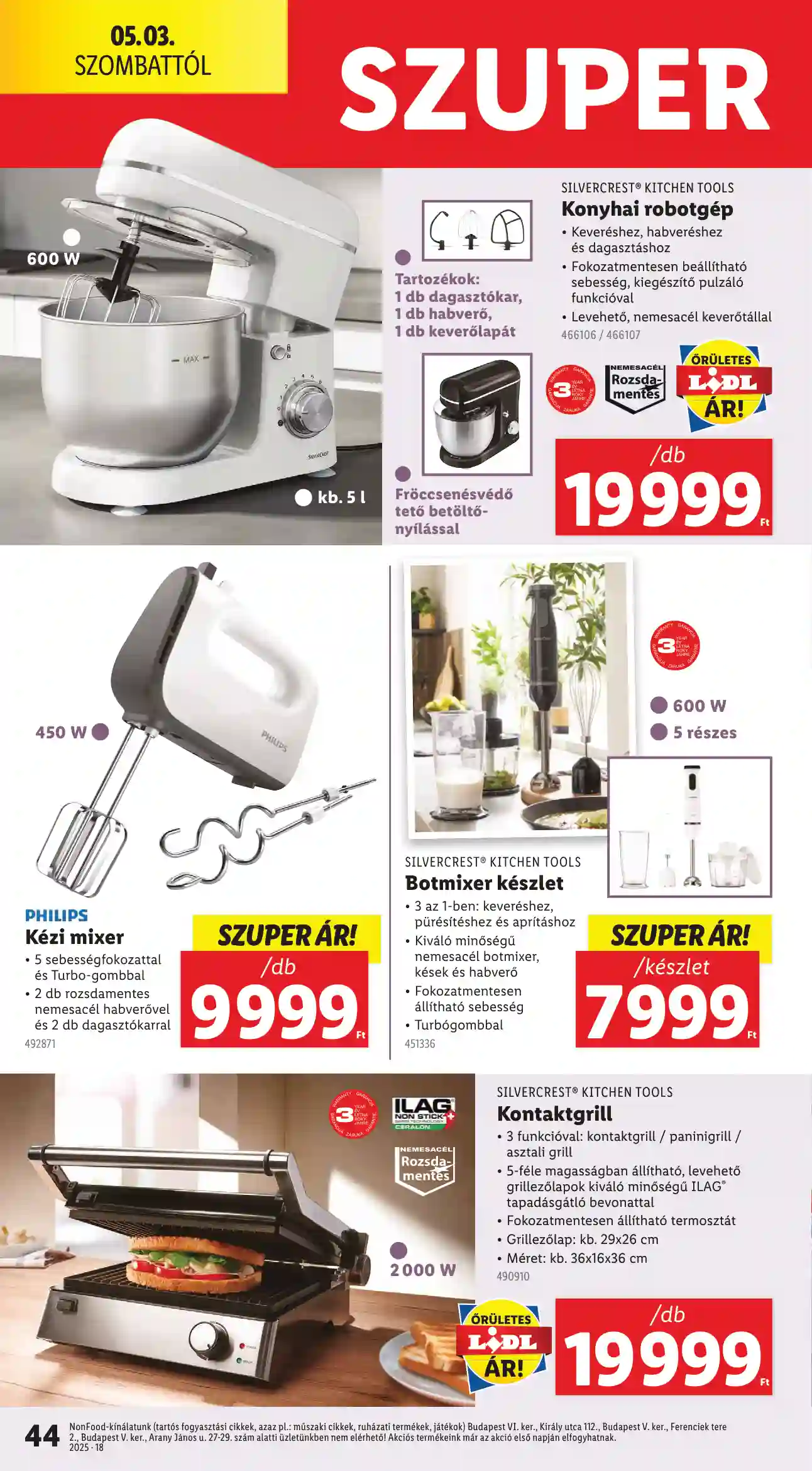 LIDL AKCIÓS ÚJSÁG 18. HÉT (ÉRVÉNYES 04.30-TÓL) (39 oldal)
