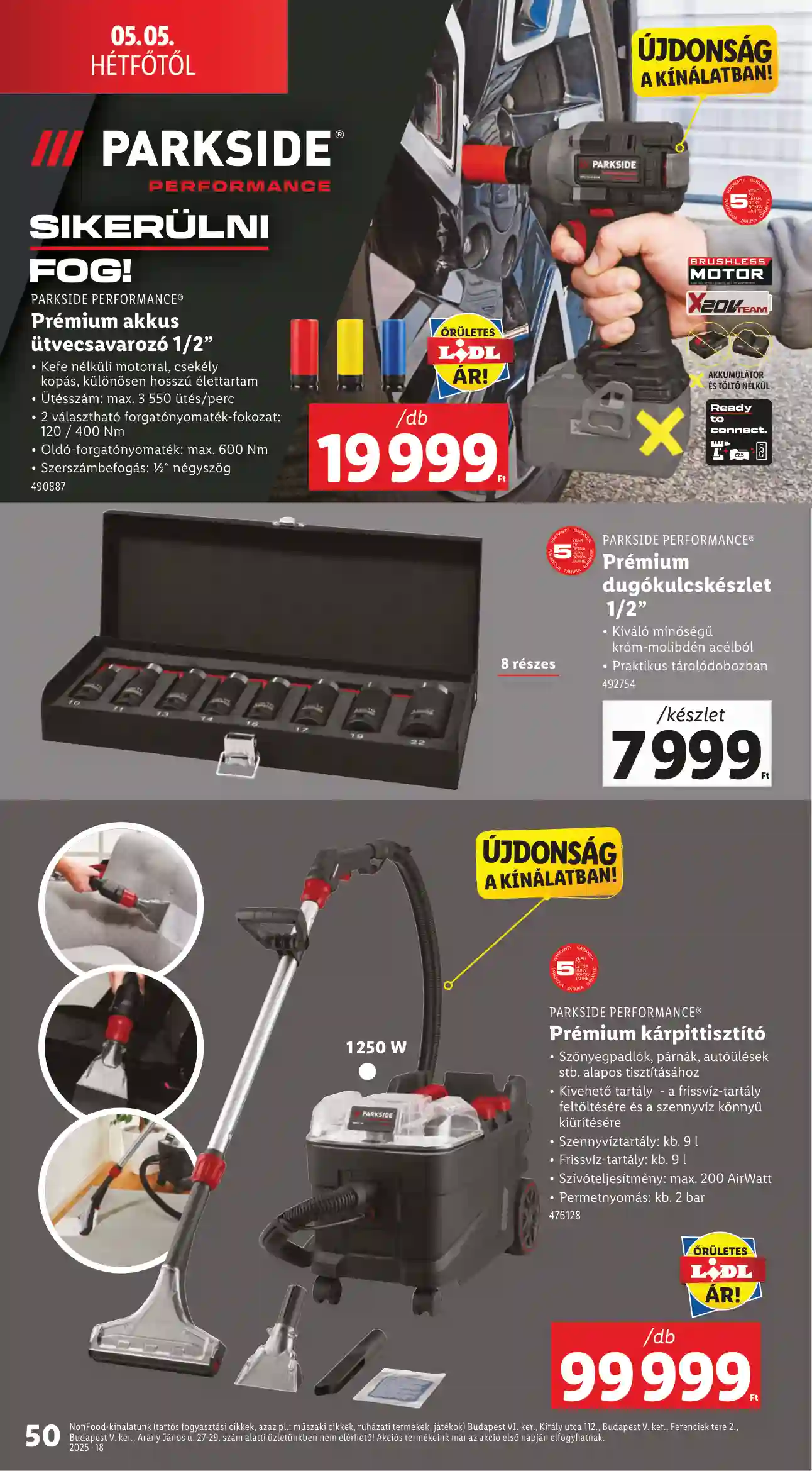 LIDL AKCIÓS ÚJSÁG 18. HÉT (ÉRVÉNYES 04.30-TÓL) (45 oldal)