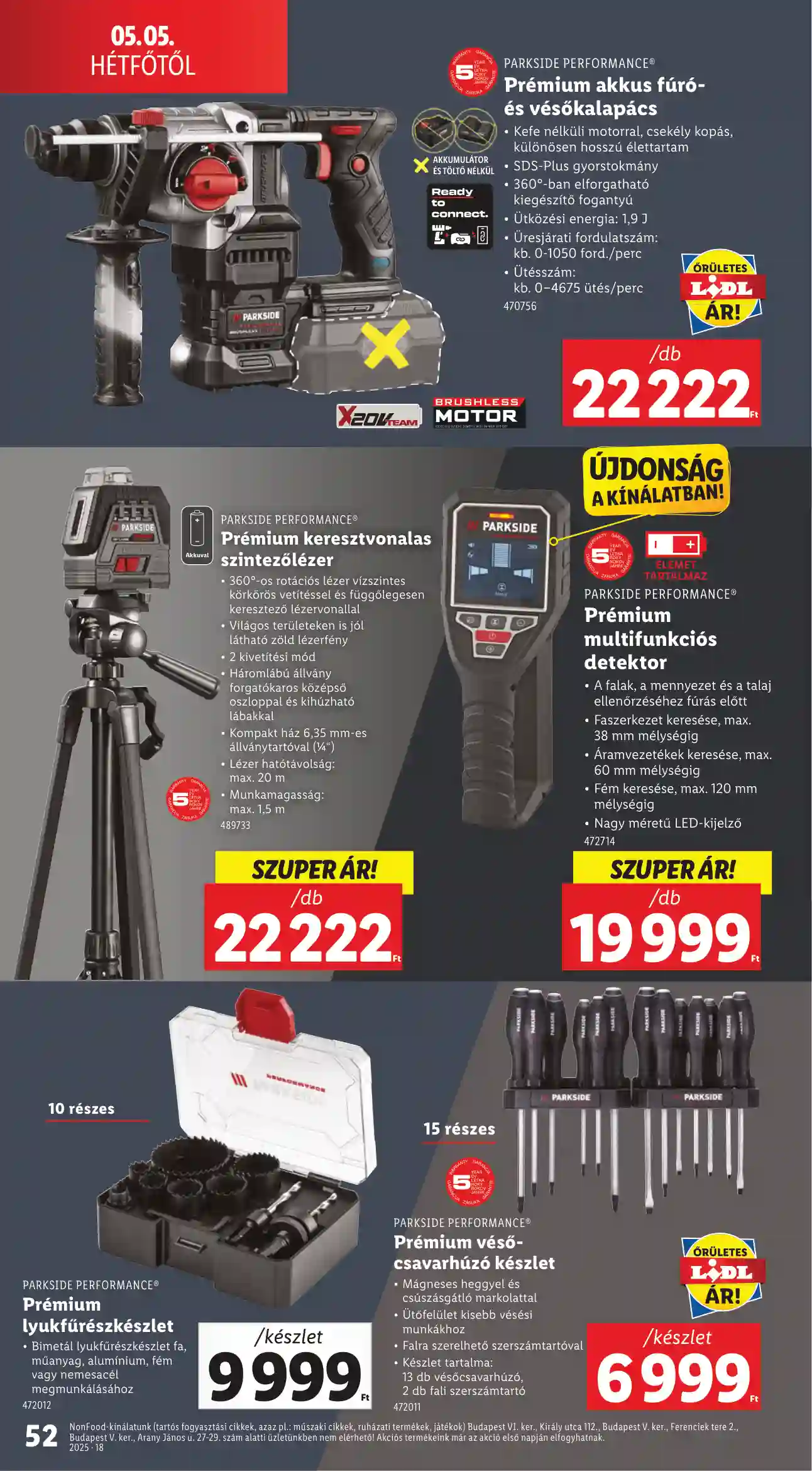 LIDL AKCIÓS ÚJSÁG 18. HÉT (ÉRVÉNYES 04.30-TÓL) (48 oldal)