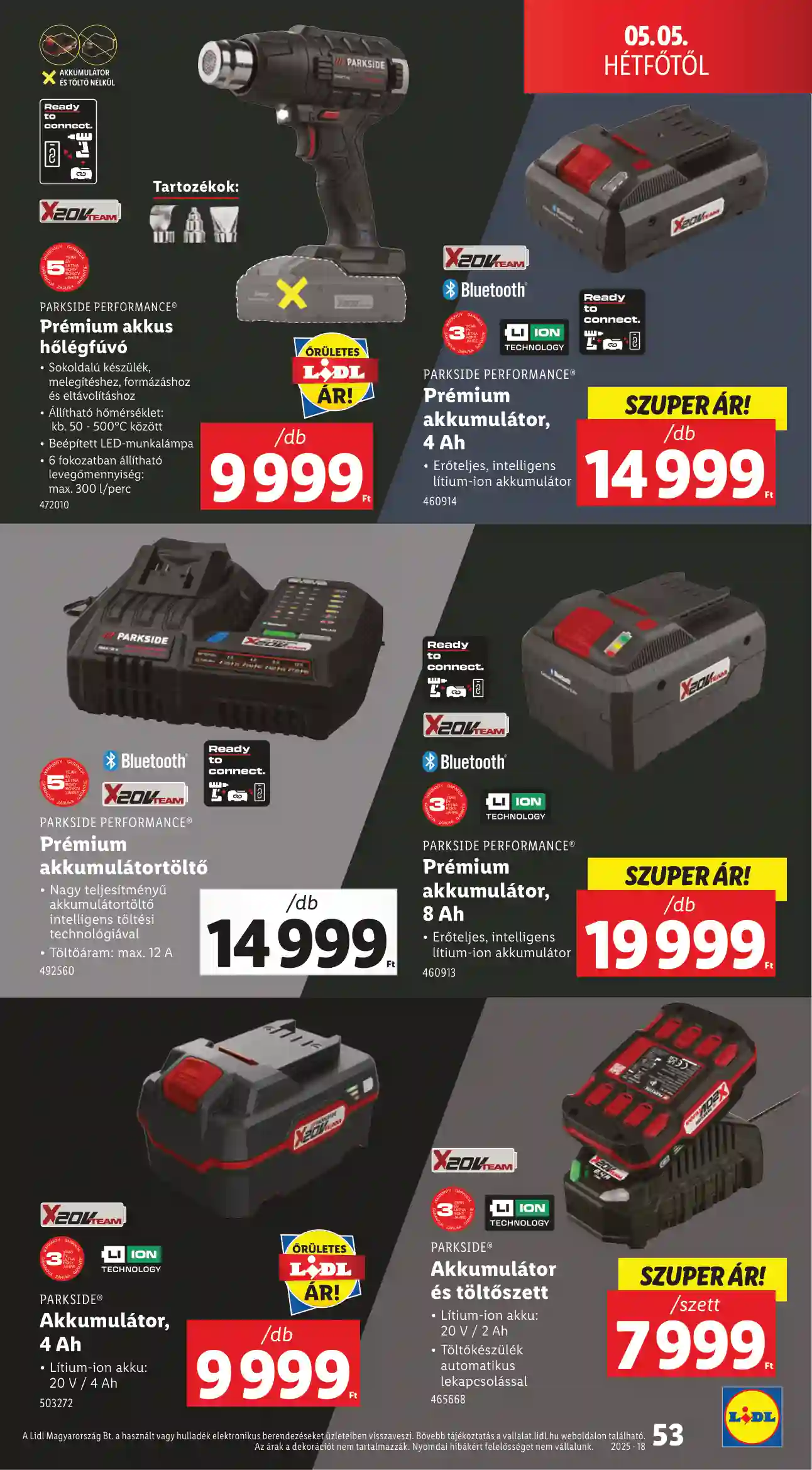 LIDL AKCIÓS ÚJSÁG 18. HÉT (ÉRVÉNYES 04.30-TÓL) (49 oldal)