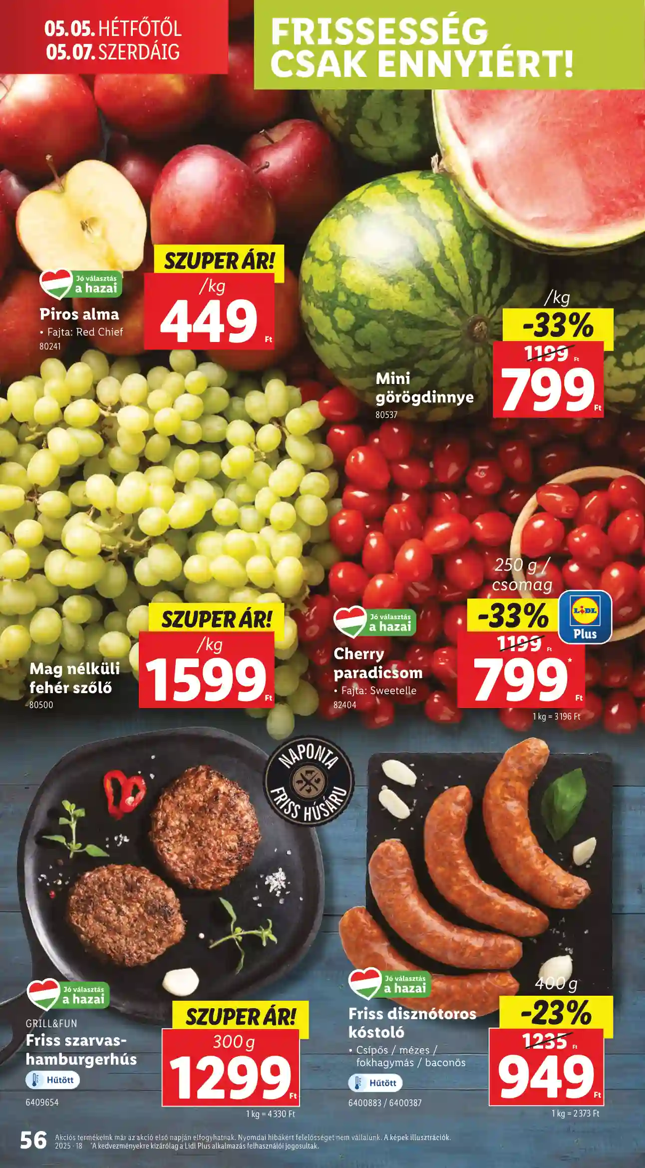 LIDL AKCIÓS ÚJSÁG 18. HÉT (ÉRVÉNYES 04.30-TÓL) (52 oldal)
