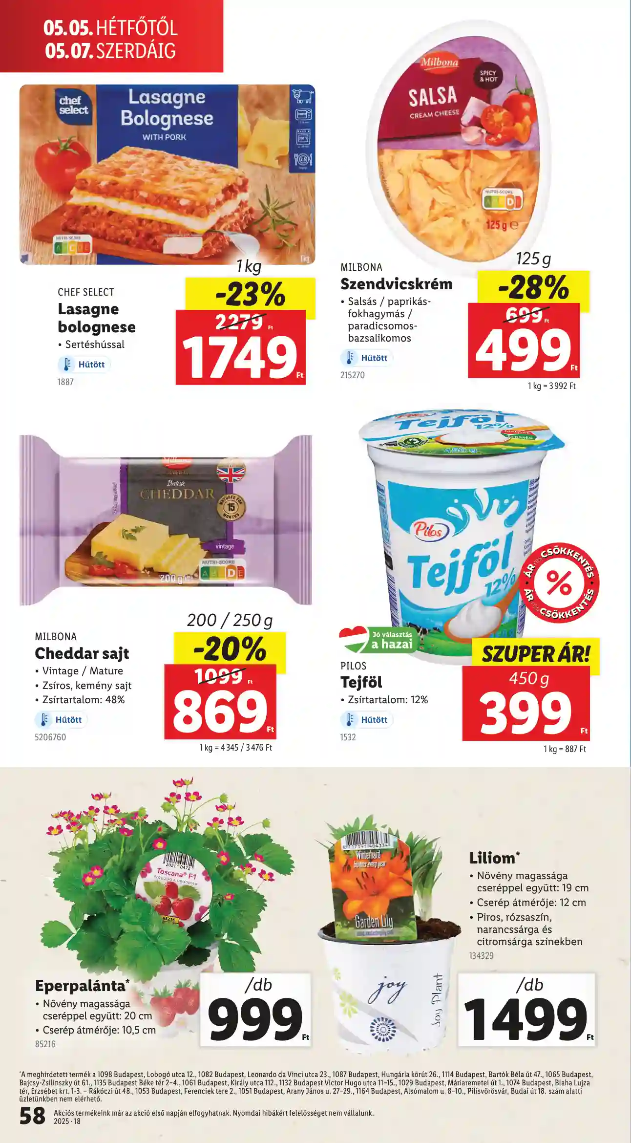 LIDL AKCIÓS ÚJSÁG 18. HÉT (ÉRVÉNYES 04.30-TÓL) (54 oldal)