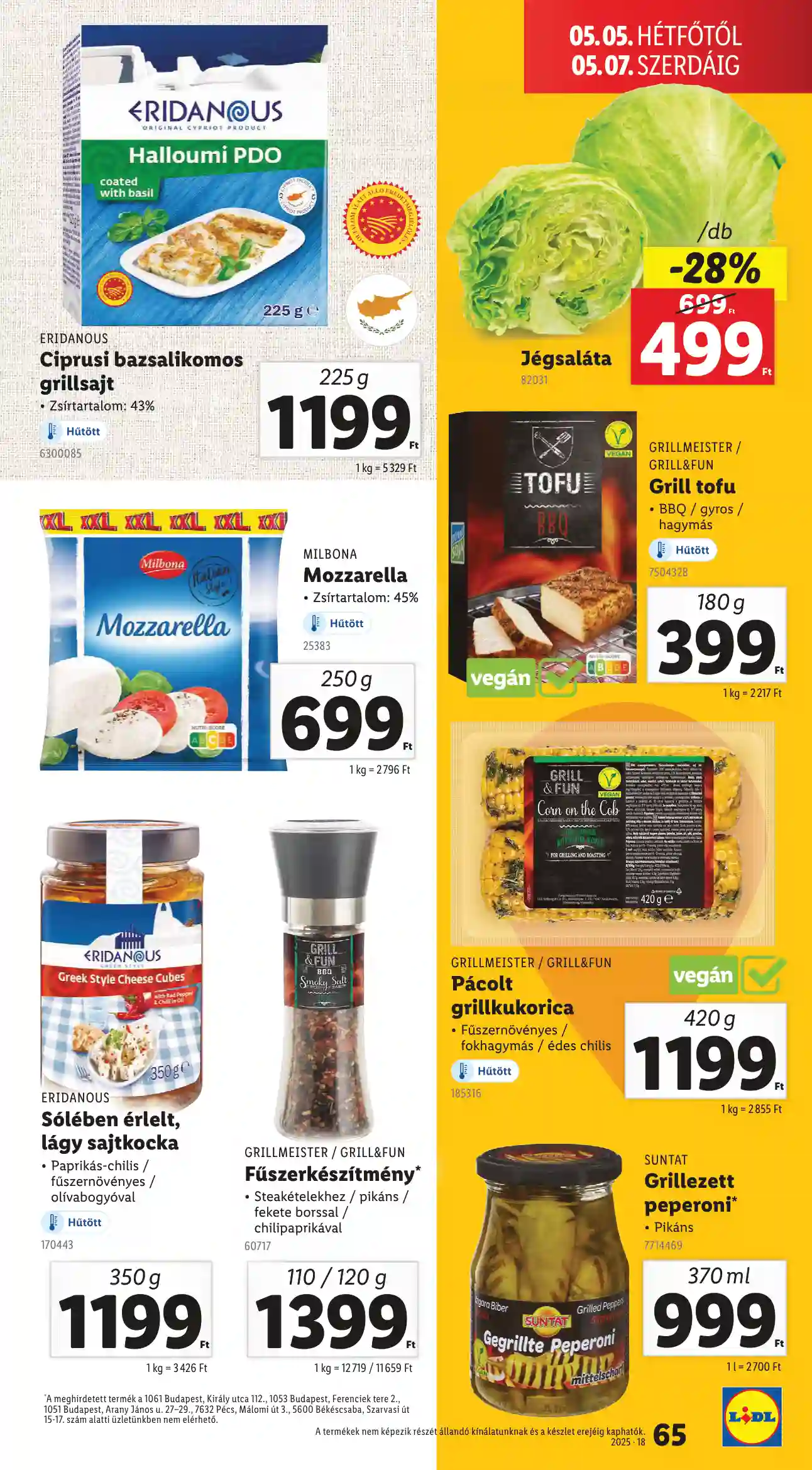 LIDL AKCIÓS ÚJSÁG 18. HÉT (ÉRVÉNYES 04.30-TÓL) (62 oldal)