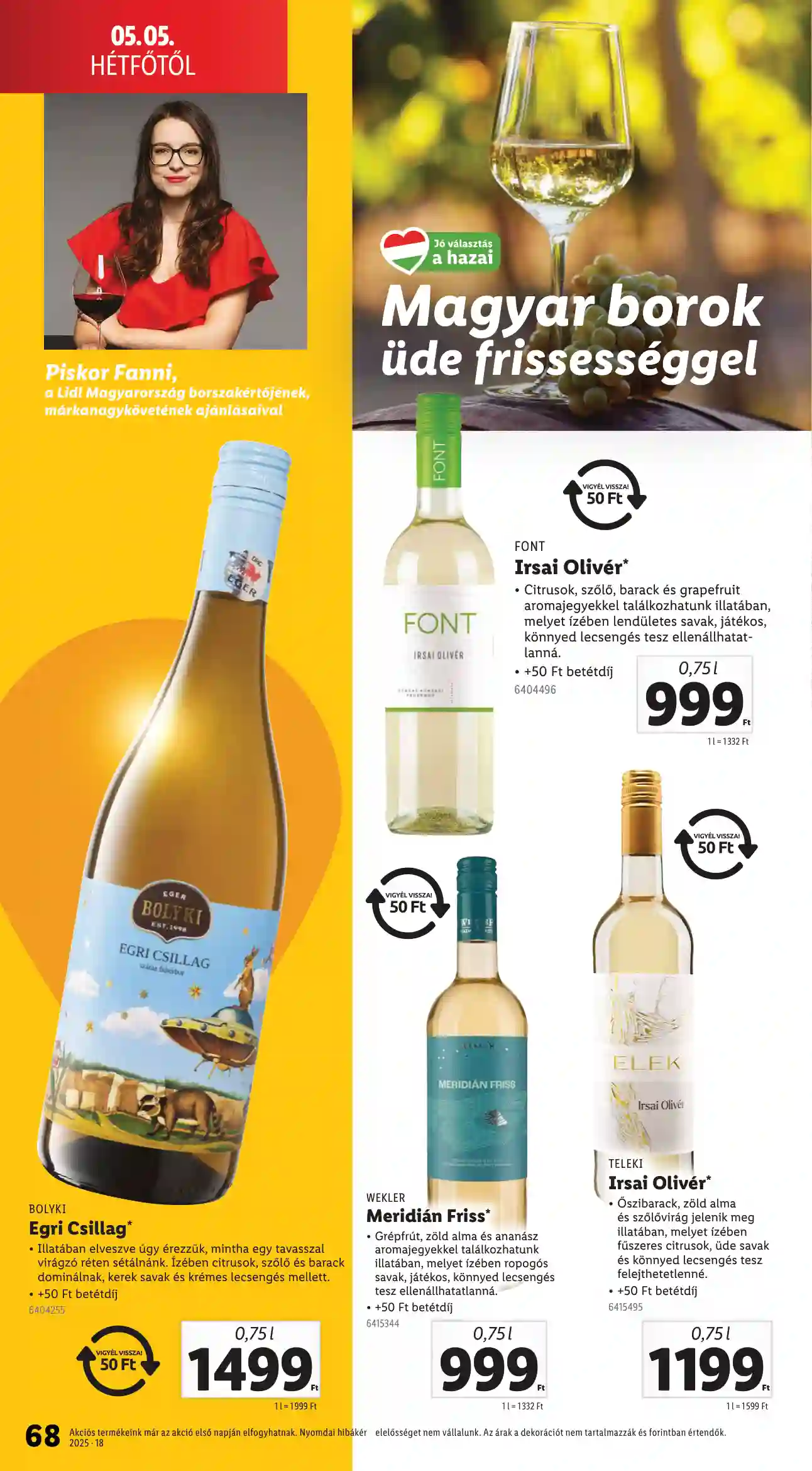 LIDL AKCIÓS ÚJSÁG 18. HÉT (ÉRVÉNYES 04.30-TÓL) (65 oldal)