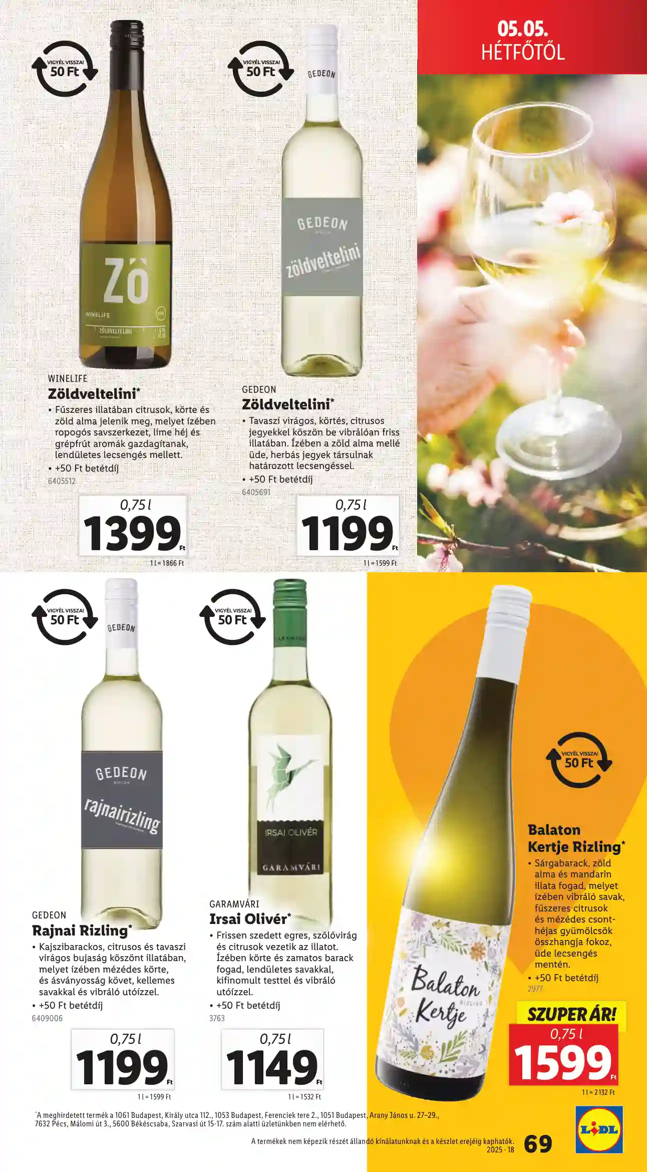LIDL AKCIÓS ÚJSÁG 18. HÉT (ÉRVÉNYES 04.30-TÓL) (66 oldal)