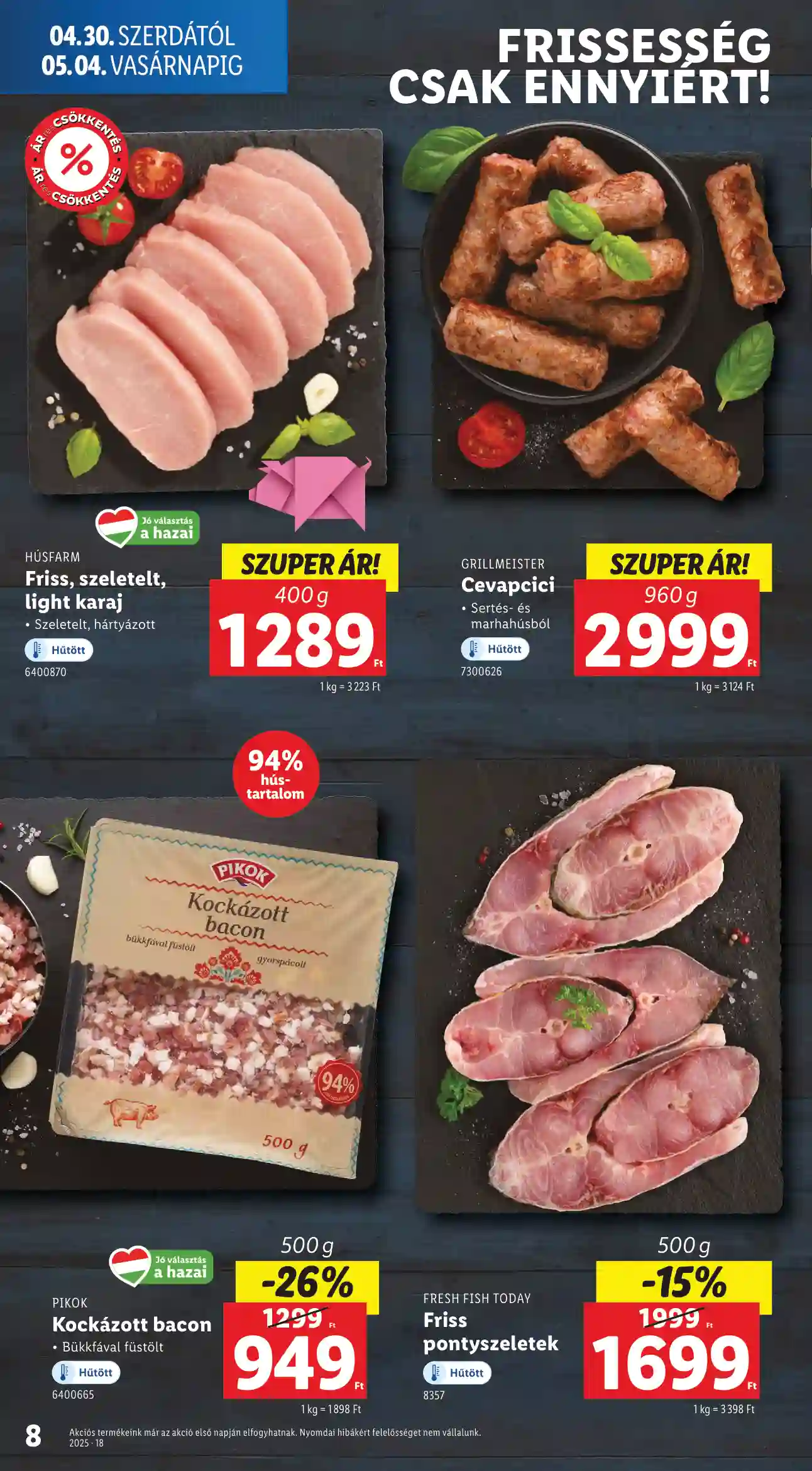 LIDL AKCIÓS ÚJSÁG 18. HÉT (ÉRVÉNYES 04.30-TÓL) (68 oldal)