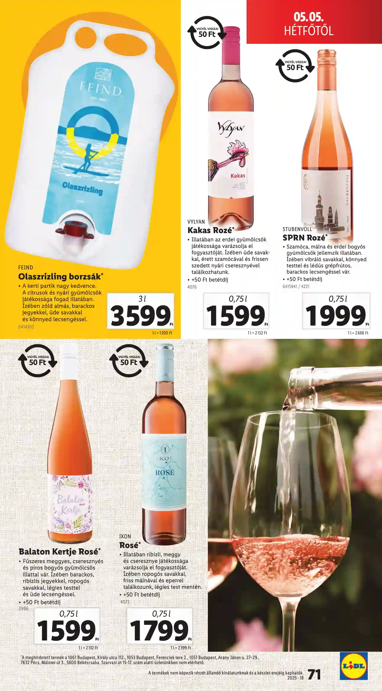 LIDL AKCIÓS ÚJSÁG 18. HÉT (ÉRVÉNYES 04.30-TÓL) (69 oldal)