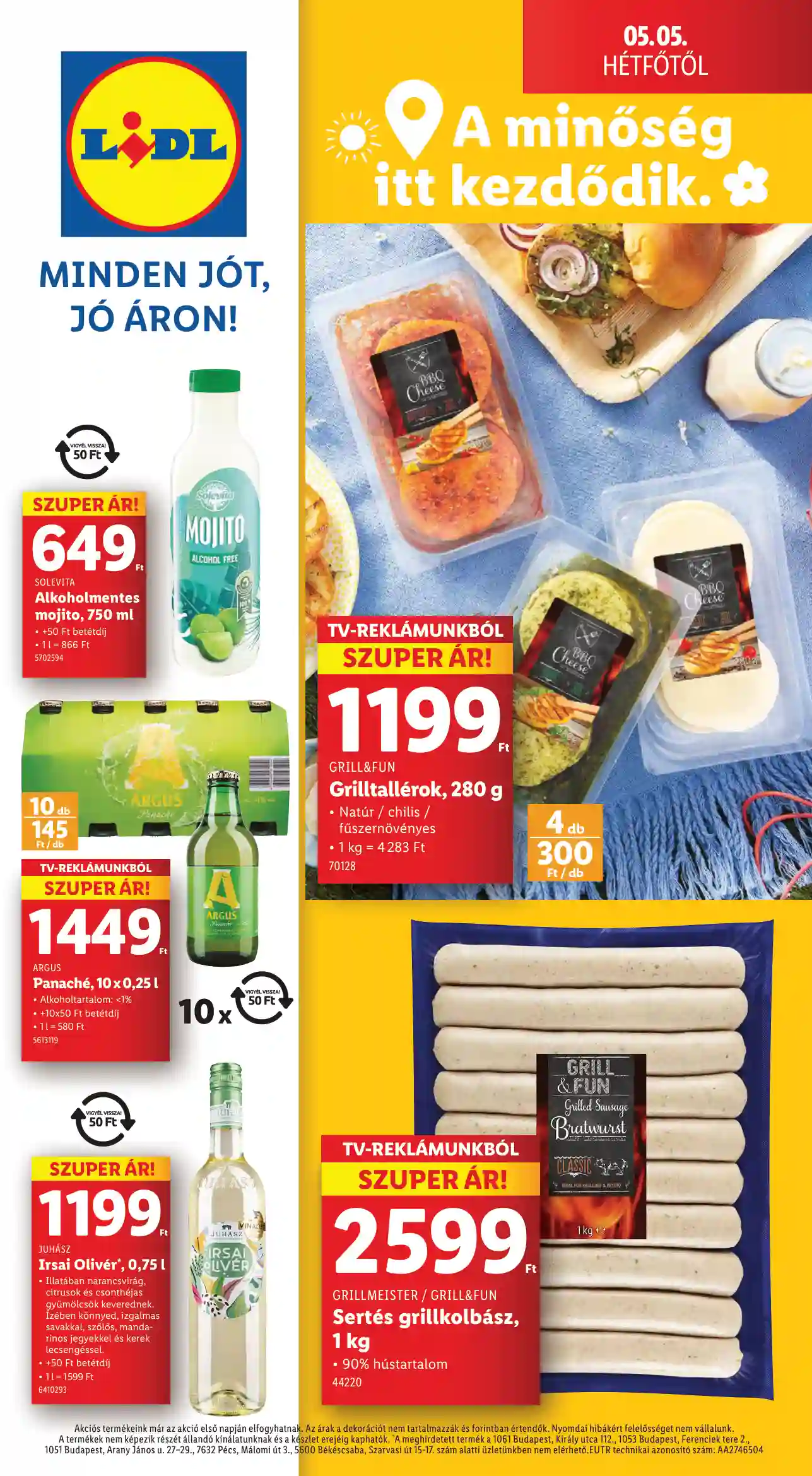 LIDL AKCIÓS ÚJSÁG 18. HÉT (ÉRVÉNYES 04.30-TÓL) (72 oldal)