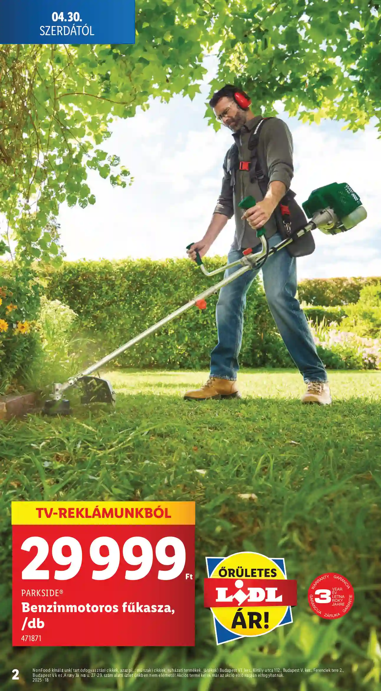 Lidl akciós újság 18. hét (Érvényes 04.30-tól) (2 oldal)