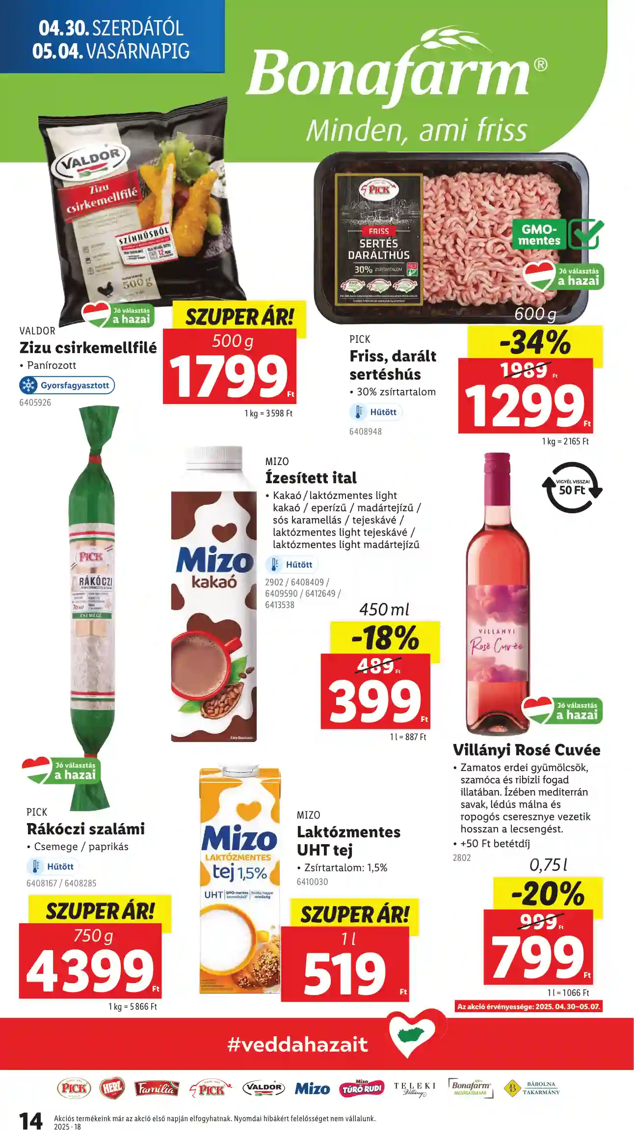 Lidl akciós újság 18. hét (Érvényes 04.30-tól) (6 oldal)