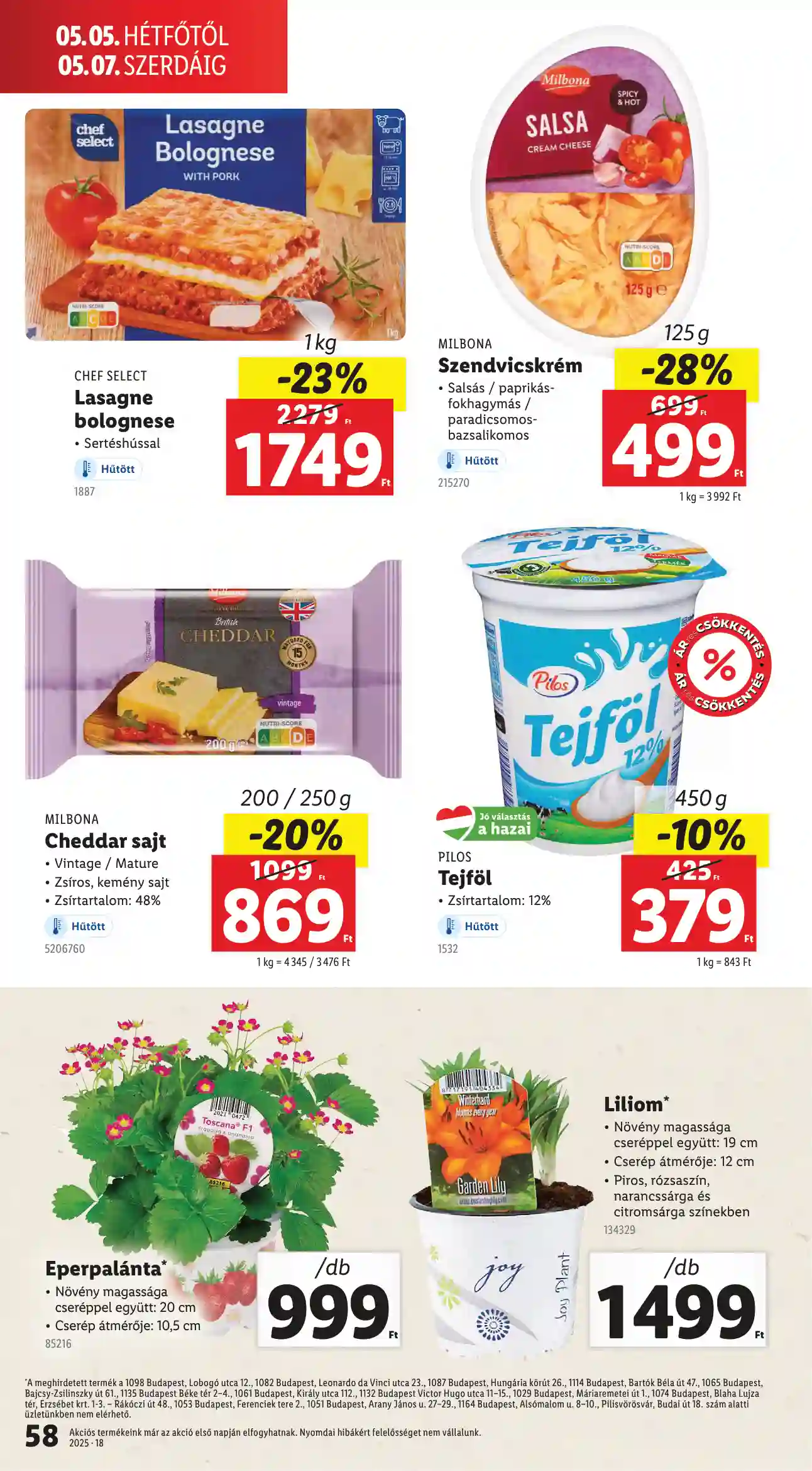 Lidl akciós újság 18. hét (Érvényes 04.30-tól) (54 oldal)