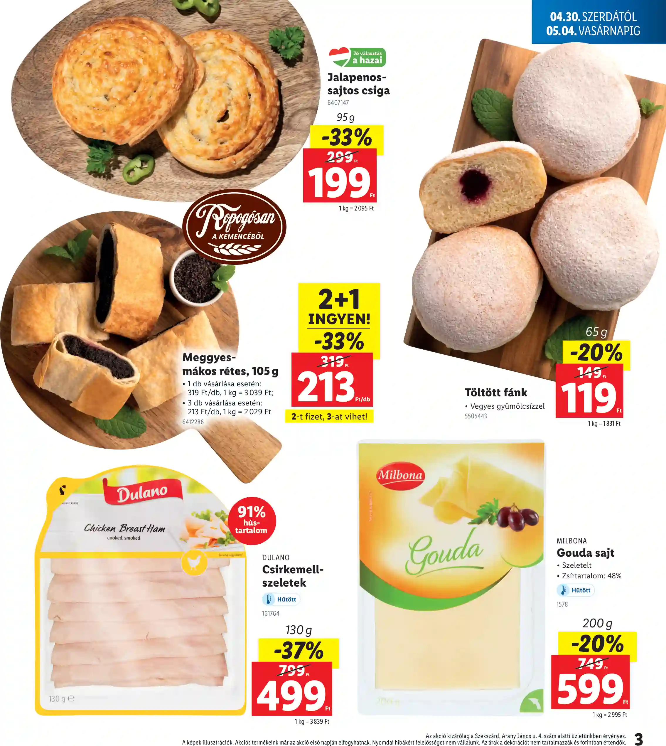 Lidl akciós újság 18. hét (Regionális akciók – Szekszárd) (3 oldal)
