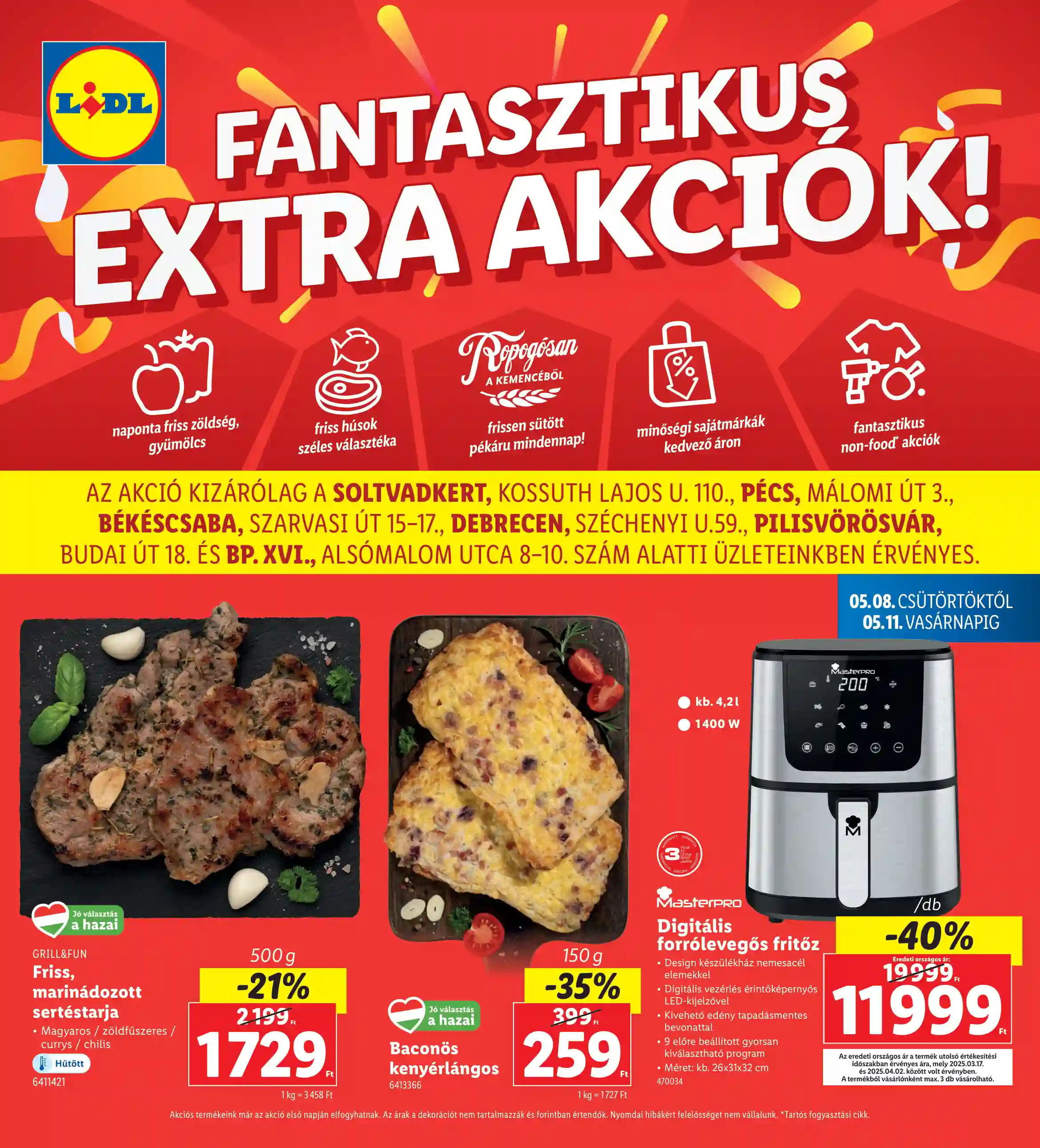LIDL Regionális akciók – Békéscsaba 19.hét