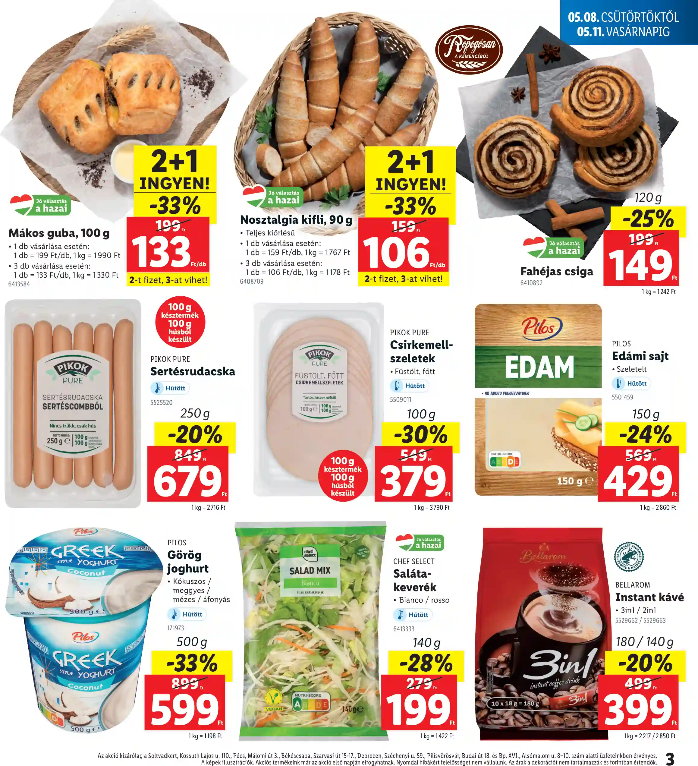 Lidl akciós újság 19. hét (Regionális akciók – Békéscsaba) (3 oldal)