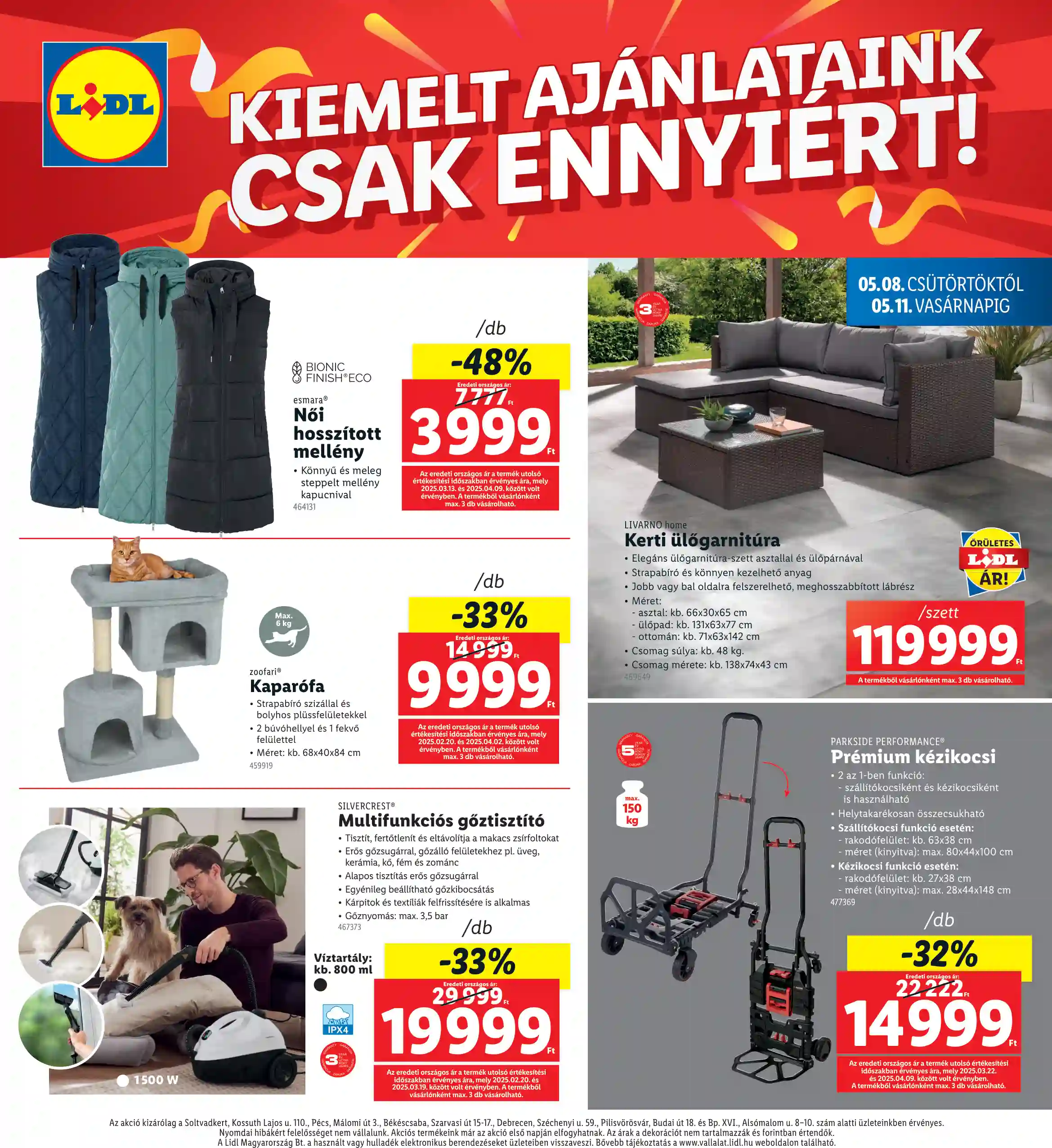 Lidl akciós újság 19. hét (Regionális akciók – Békéscsaba) (4 oldal)