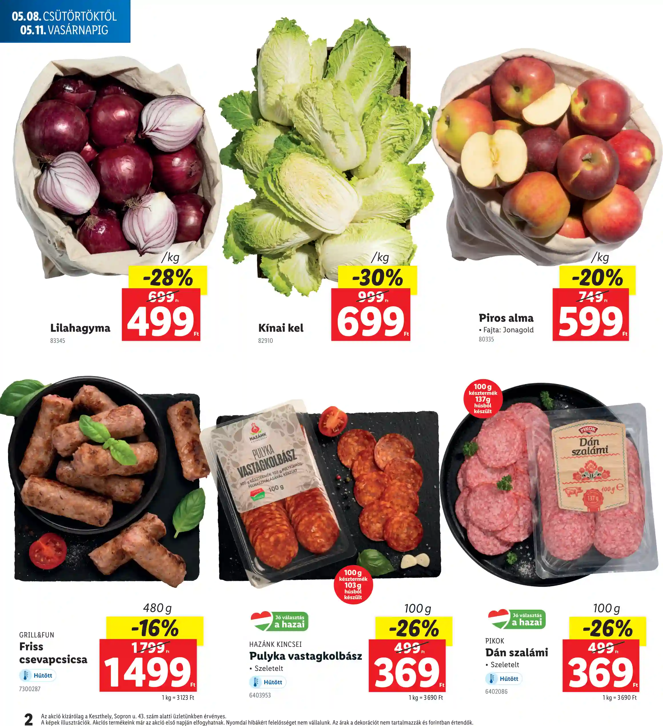 Lidl akciós újság 19. hét (Regionális akciók) (2 oldal)