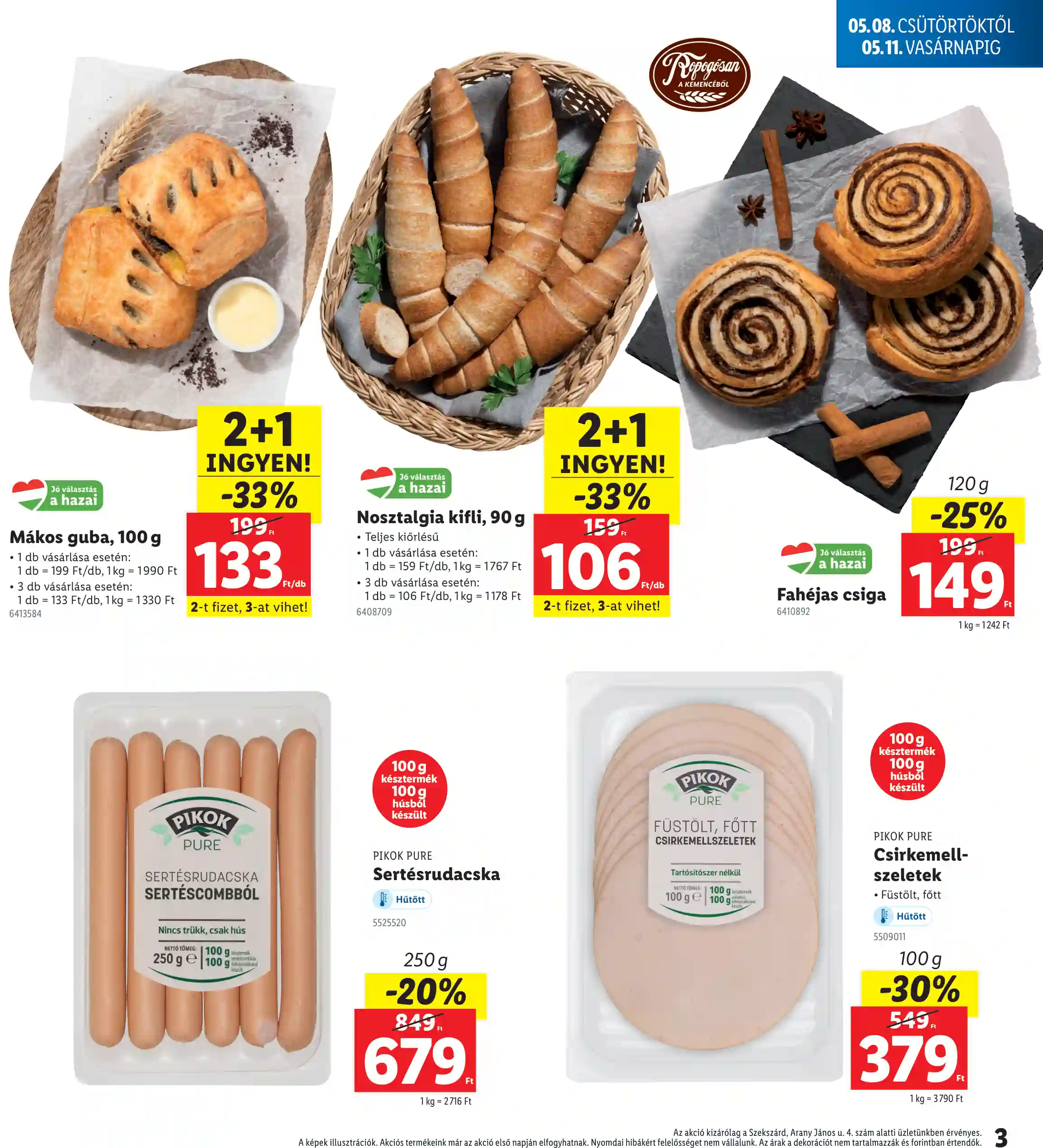 Lidl akciós újság 19. hét (Regionális akciók – Szekszárd) (3 oldal)