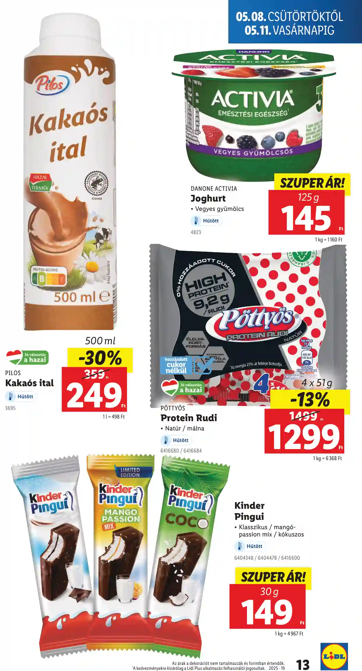 Lidl akciós újság 19. hét (Érvényes 05.08-tól) (3 oldal)