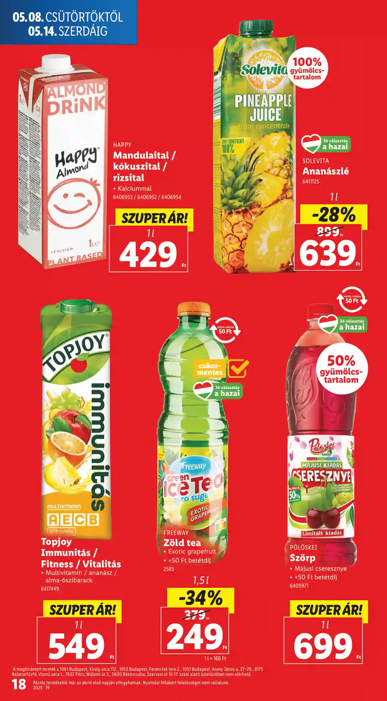 Lidl akciós újság 19. hét (Érvényes 05.08-tól) (8 oldal)