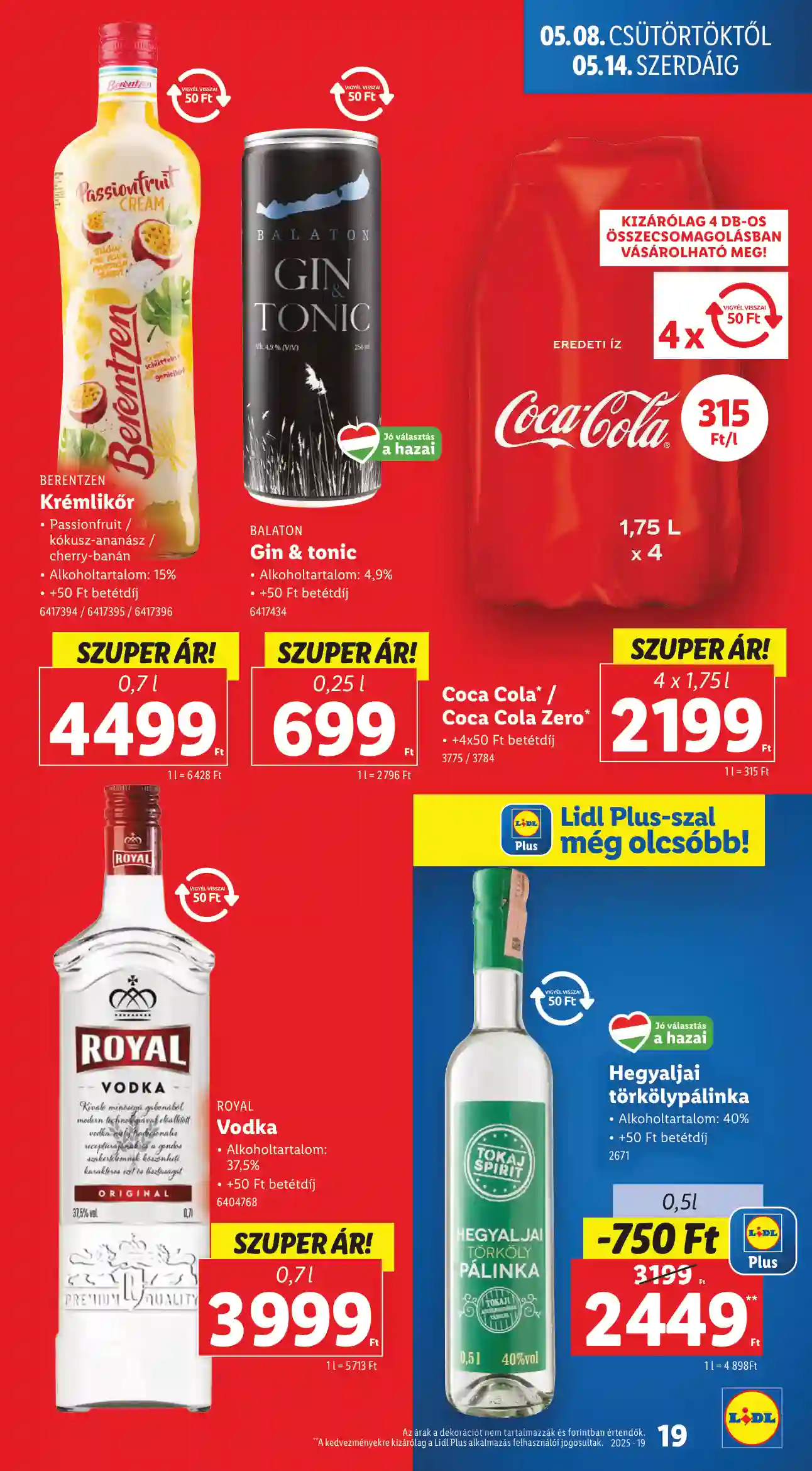 Lidl akciós újság 19. hét (Érvényes 05.08-tól) (9 oldal)