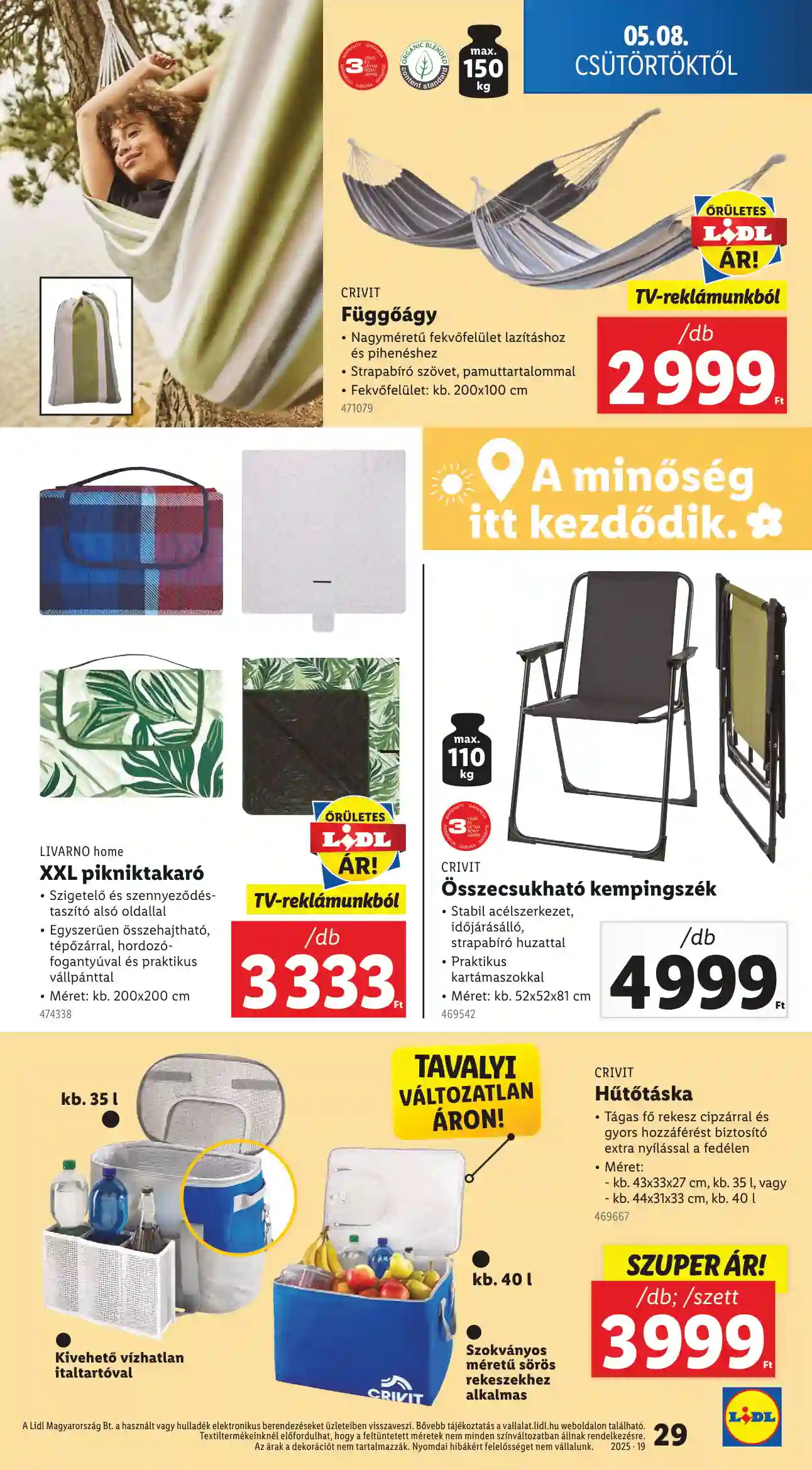 Lidl akciós újság 19. hét (Érvényes 05.08-tól) (22 oldal)