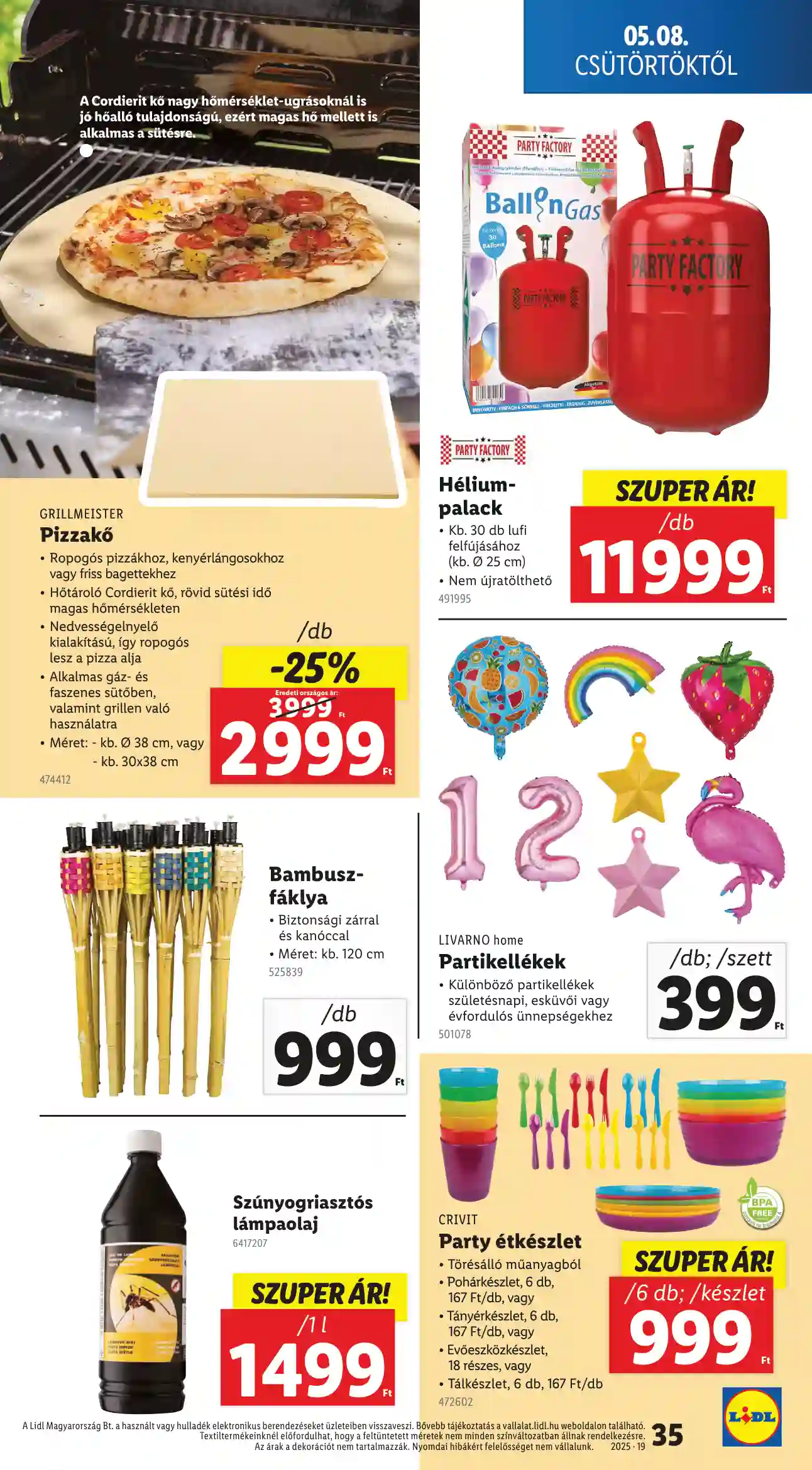 Lidl akciós újság 19. hét (Érvényes 05.08-tól) (29 oldal)