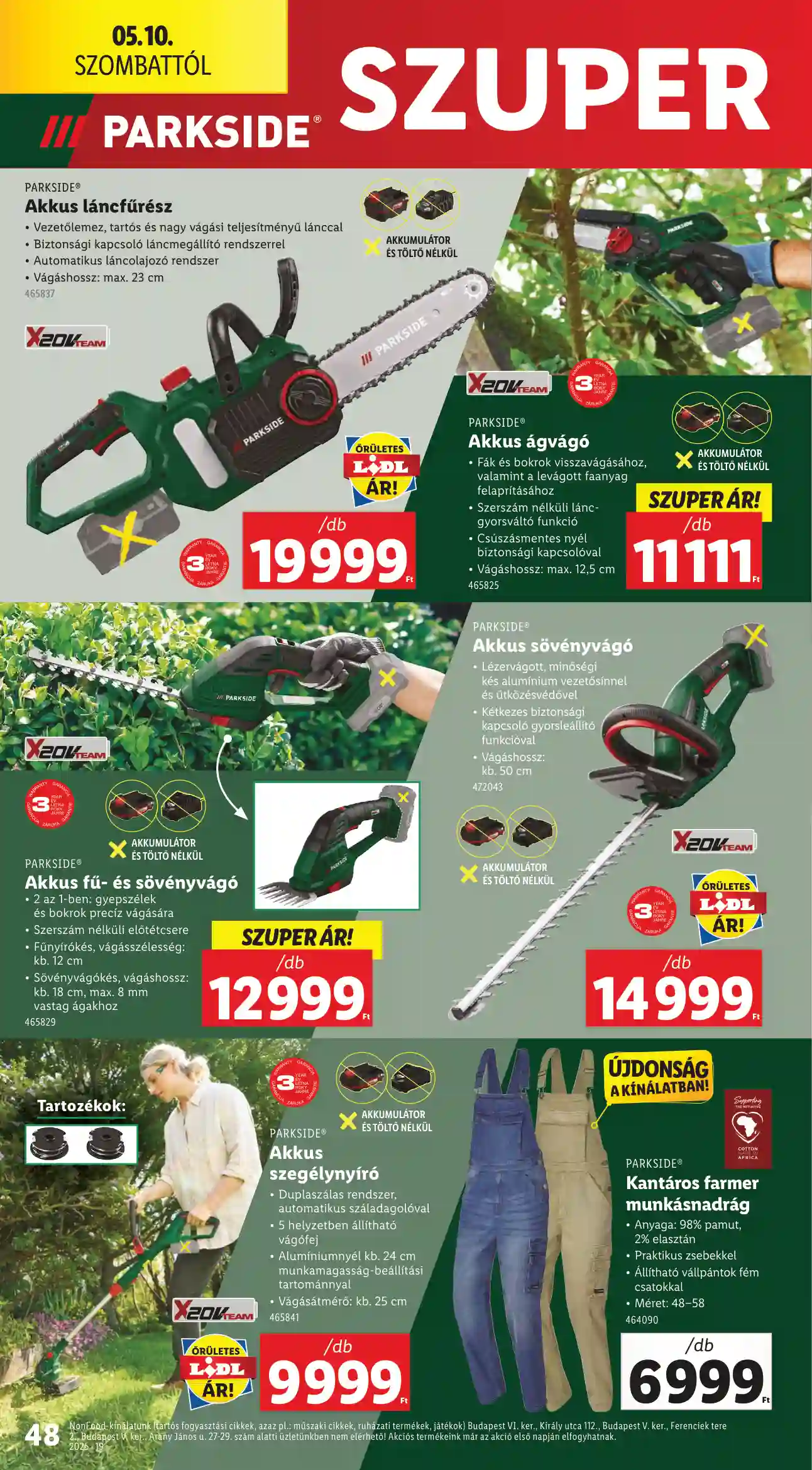 Lidl akciós újság 19. hét (Érvényes 05.08-tól) (43 oldal)