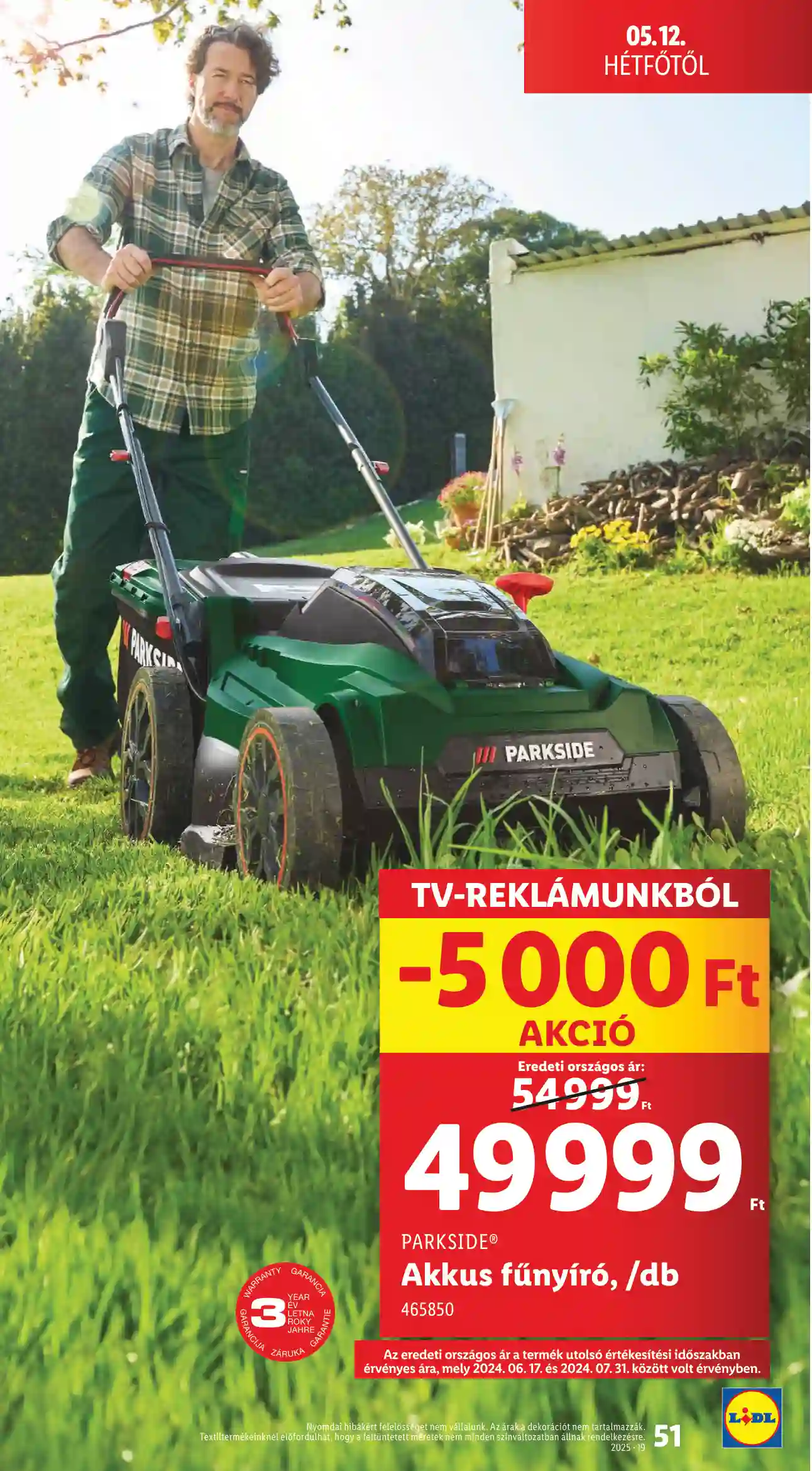 Lidl akciós újság 19. hét (Érvényes 05.08-tól) (47 oldal)