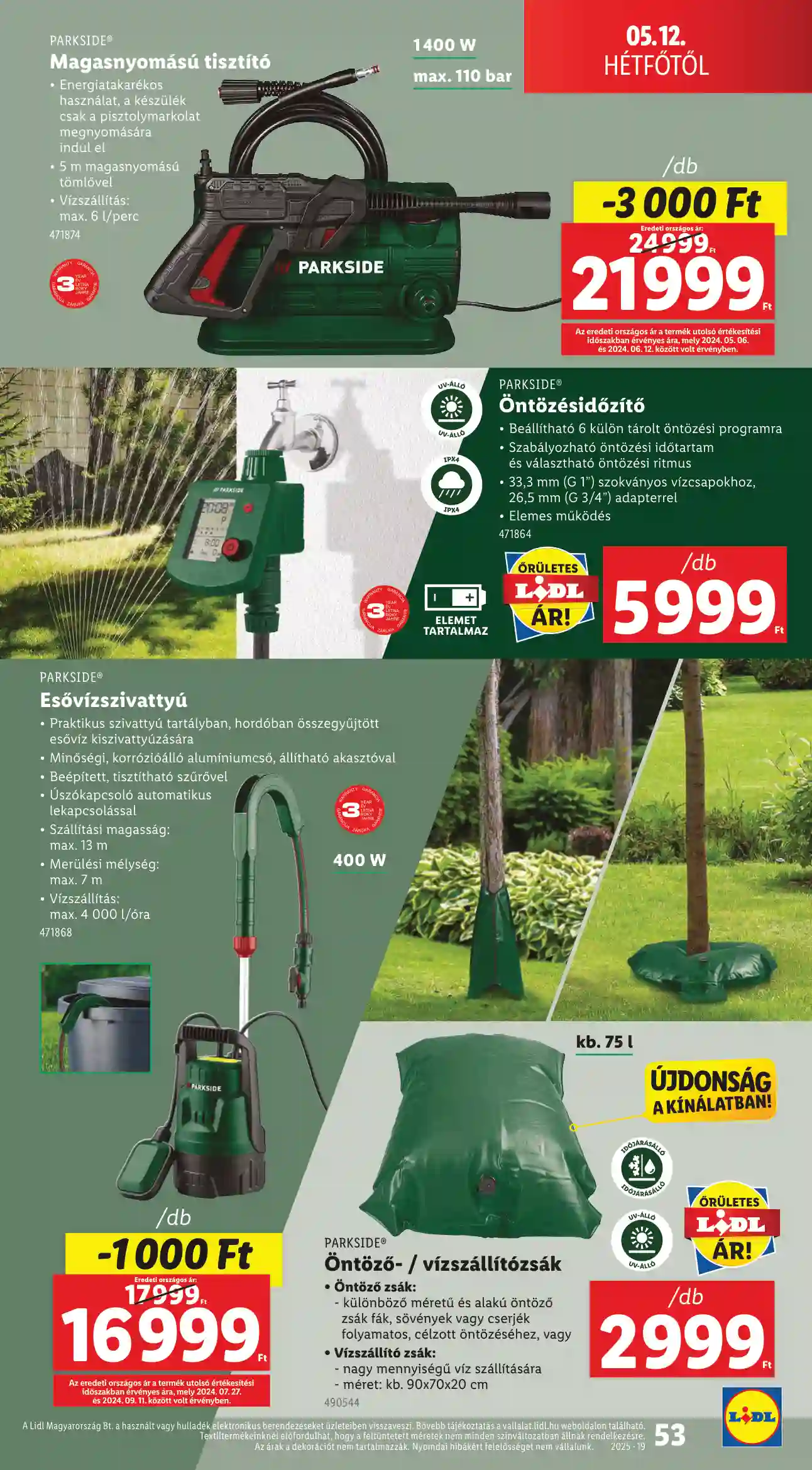 Lidl akciós újság 19. hét (Érvényes 05.08-tól) (49 oldal)