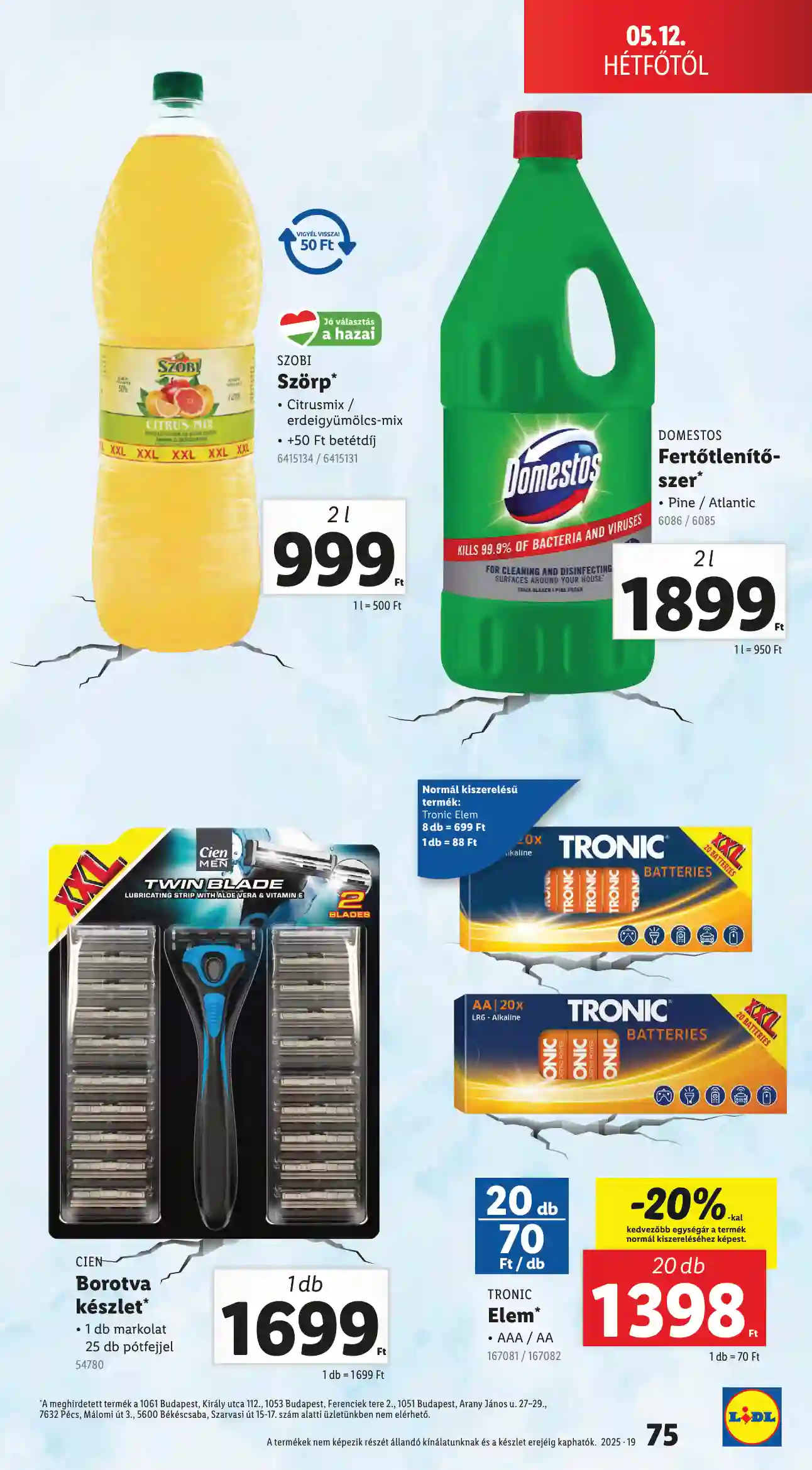 Lidl akciós újság 19. hét (Érvényes 05.08-tól) (73 oldal)