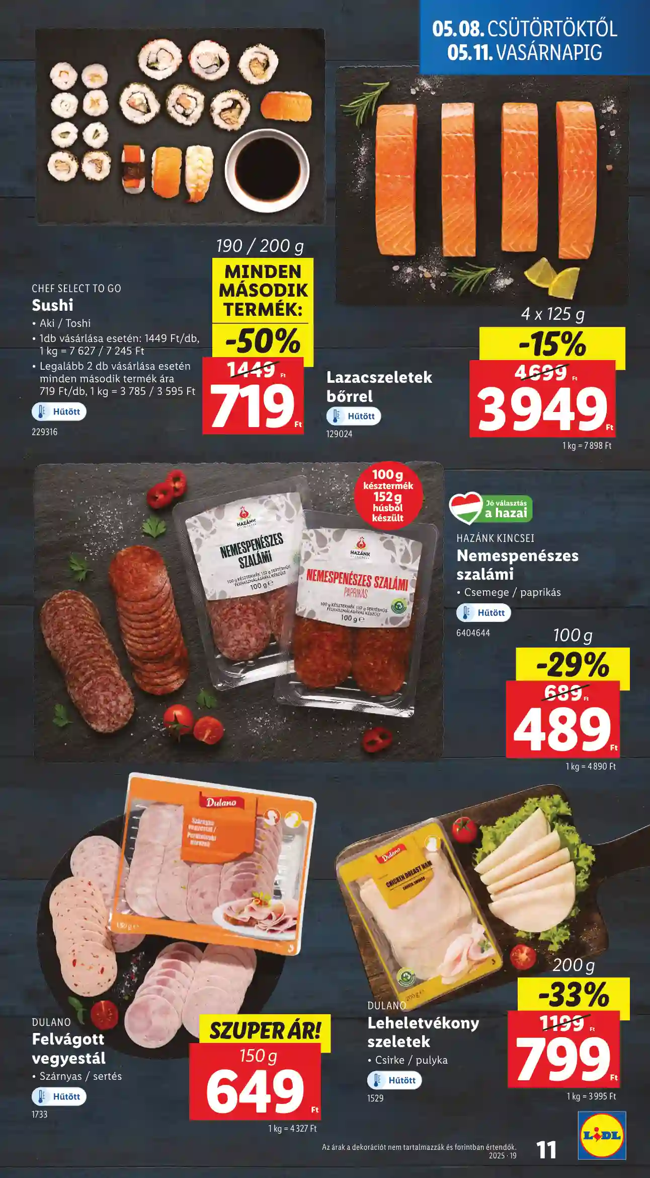 Lidl akciós újság 19. hét (Érvényes 05.08-tól) (75 oldal)