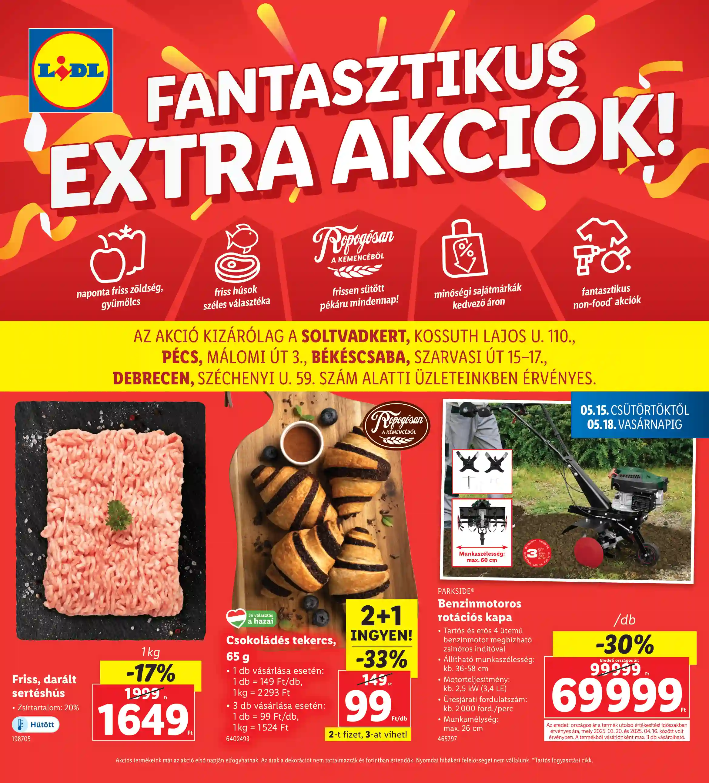 LIDL Regionális akciók 20.hét
