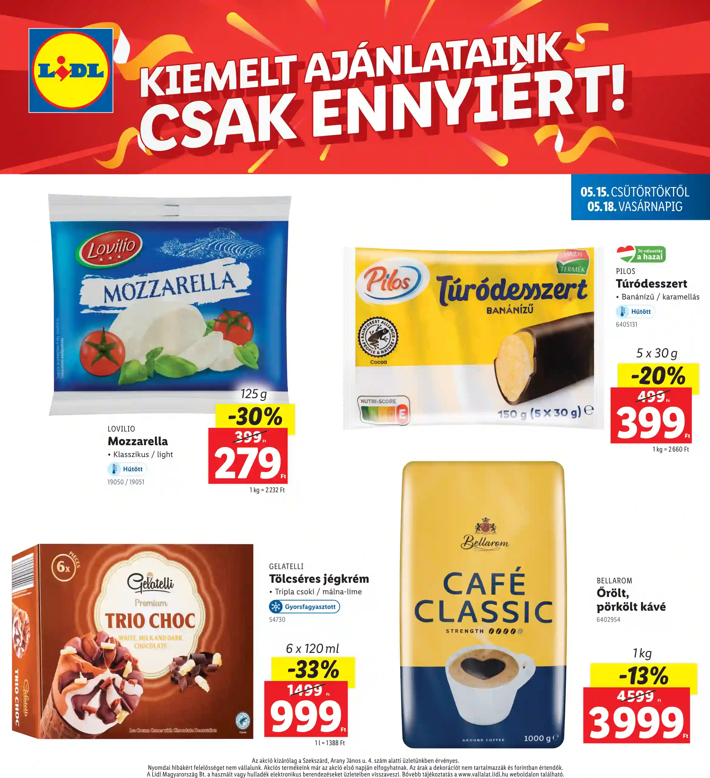 Lidl akciós újság 20. hét (Regionális akciók – Szekszárd) (4 oldal)
