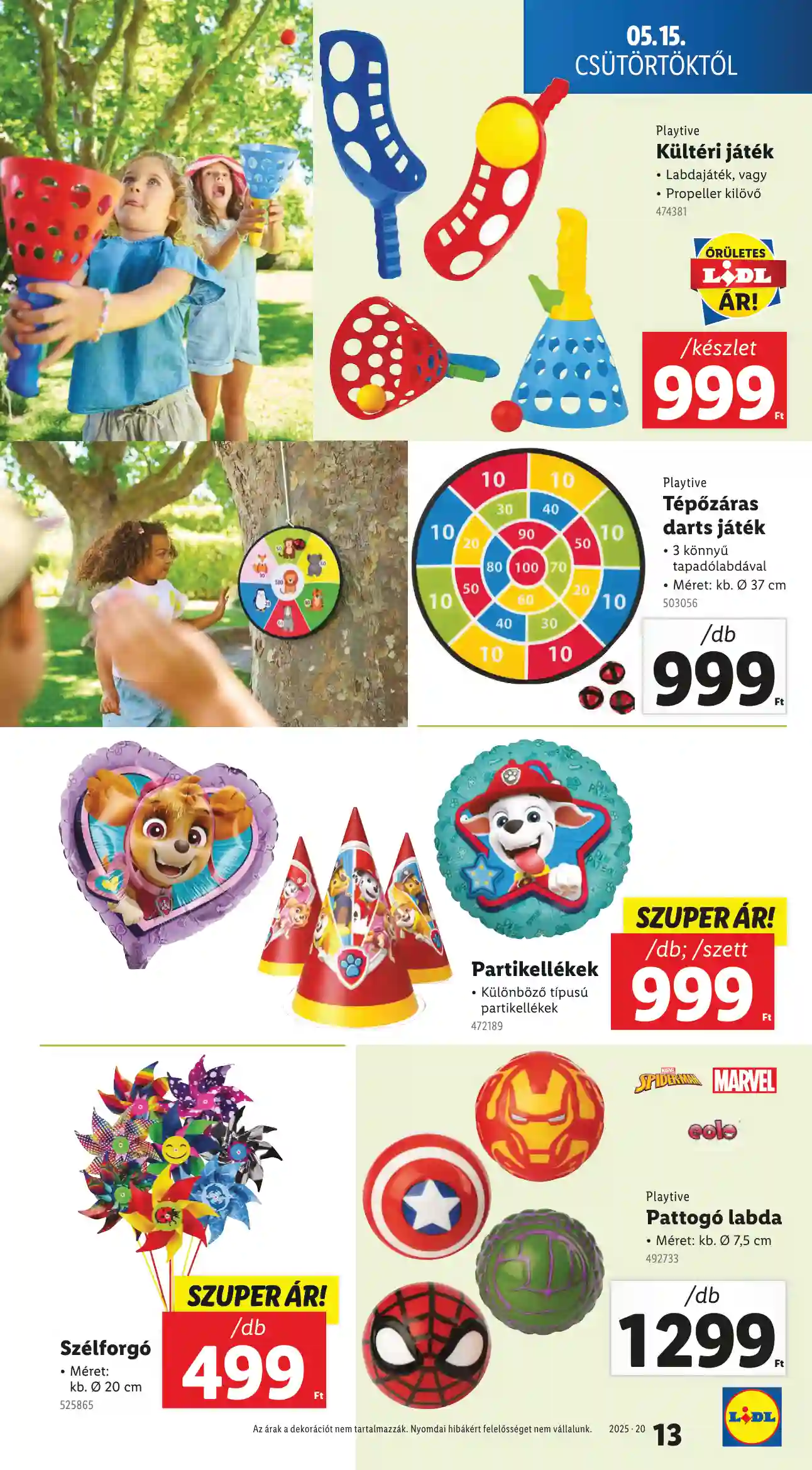 Lidl akciós újság 20. hét (Érvényes 05.15-től) (5 oldal)