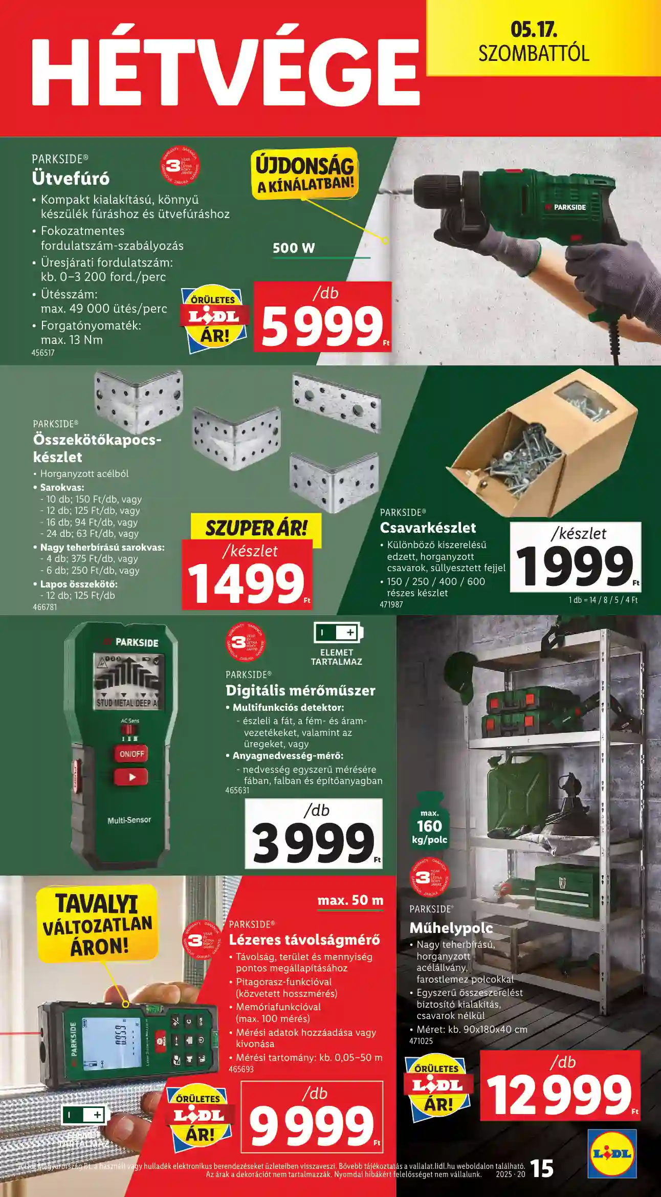 Lidl akciós újság 20. hét (Érvényes 05.15-től) (7 oldal)