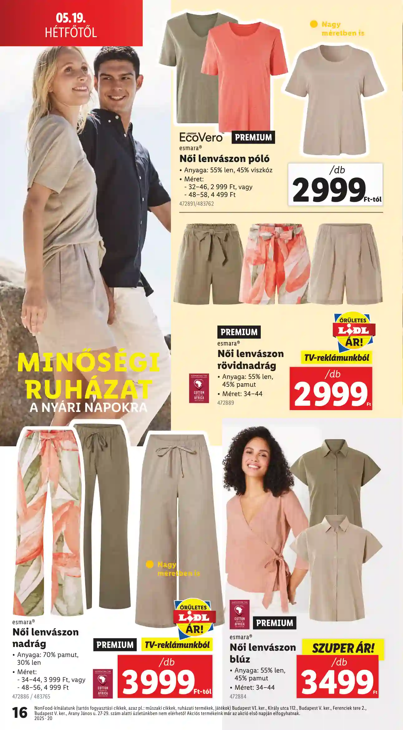 Lidl akciós újság 20. hét (Érvényes 05.15-től) (8 oldal)