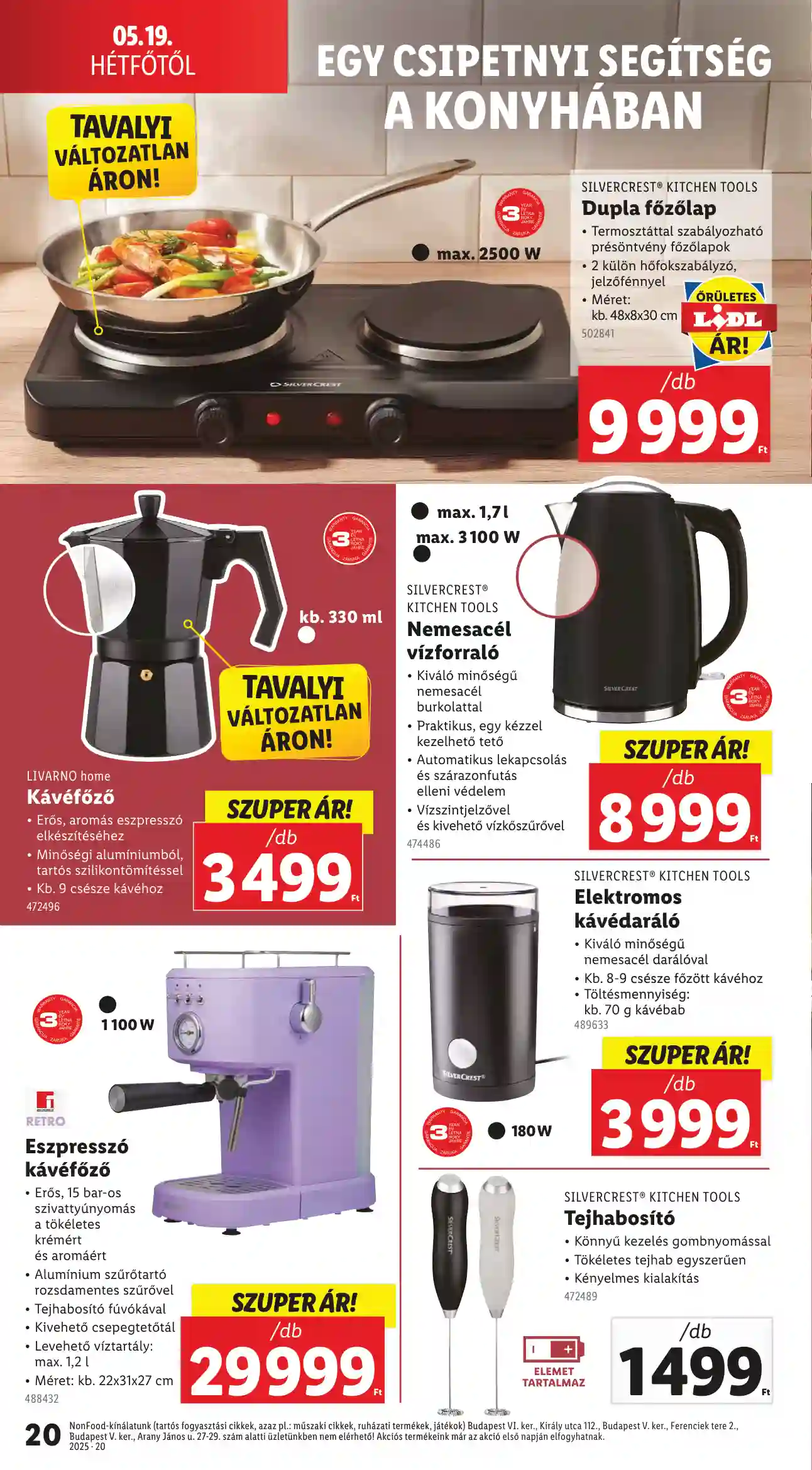 Lidl akciós újság 20. hét (Érvényes 05.15-től) (12 oldal)