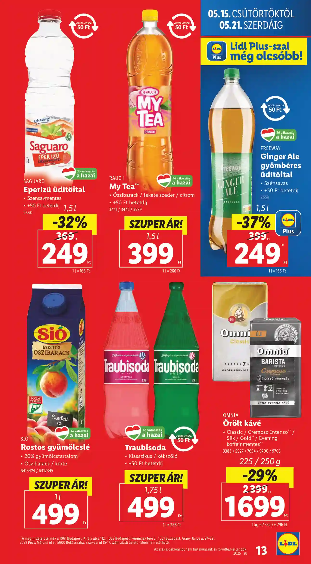 Lidl akciós újság 20. hét (Érvényes 05.15-től) (5 oldal)